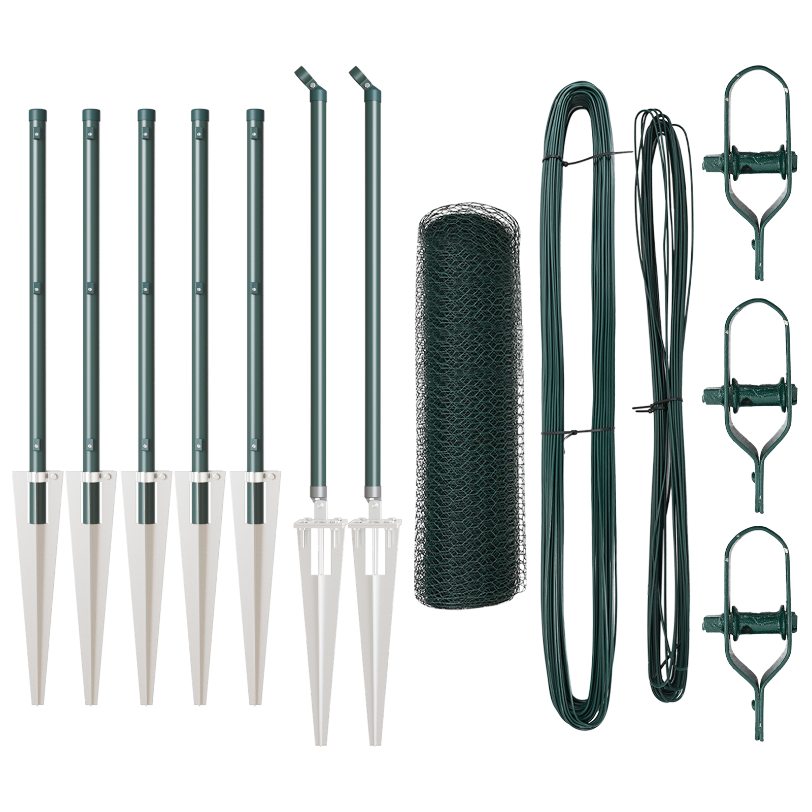 Hexagon Fence Green 0.8x10 m Steel - Image 2