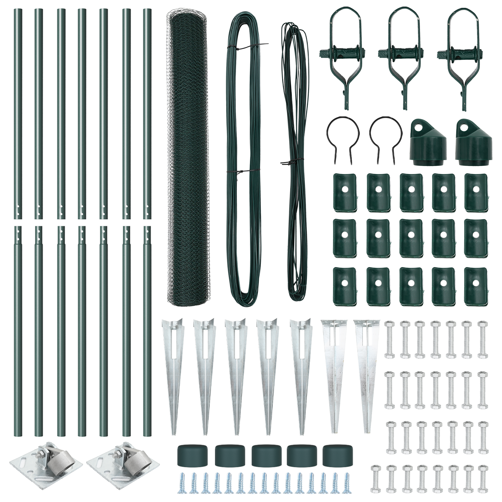 Hexagon Fence Green 1x10 m Steel - Image 4