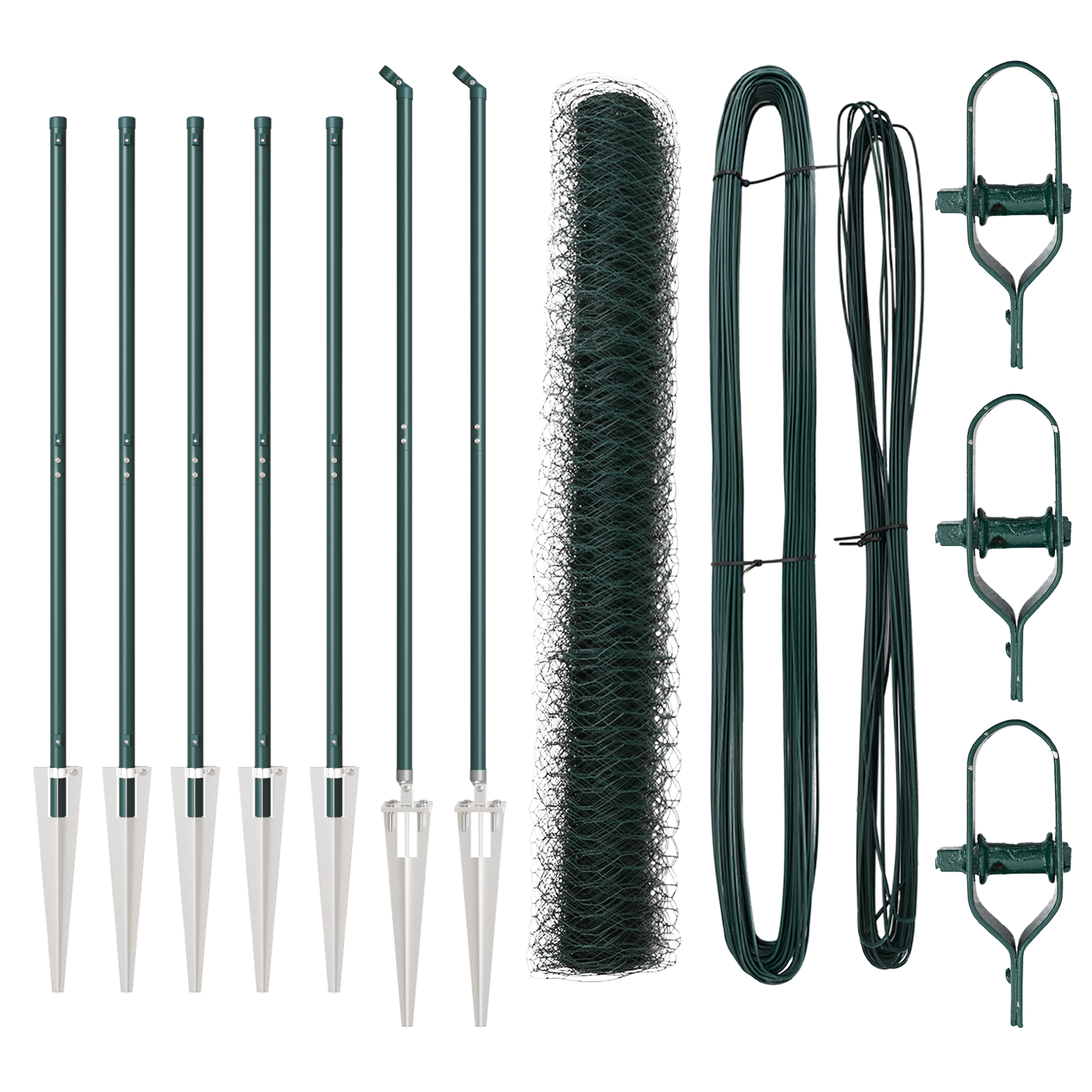 Hexagon Fence Green 1x10 m Steel - Image 2