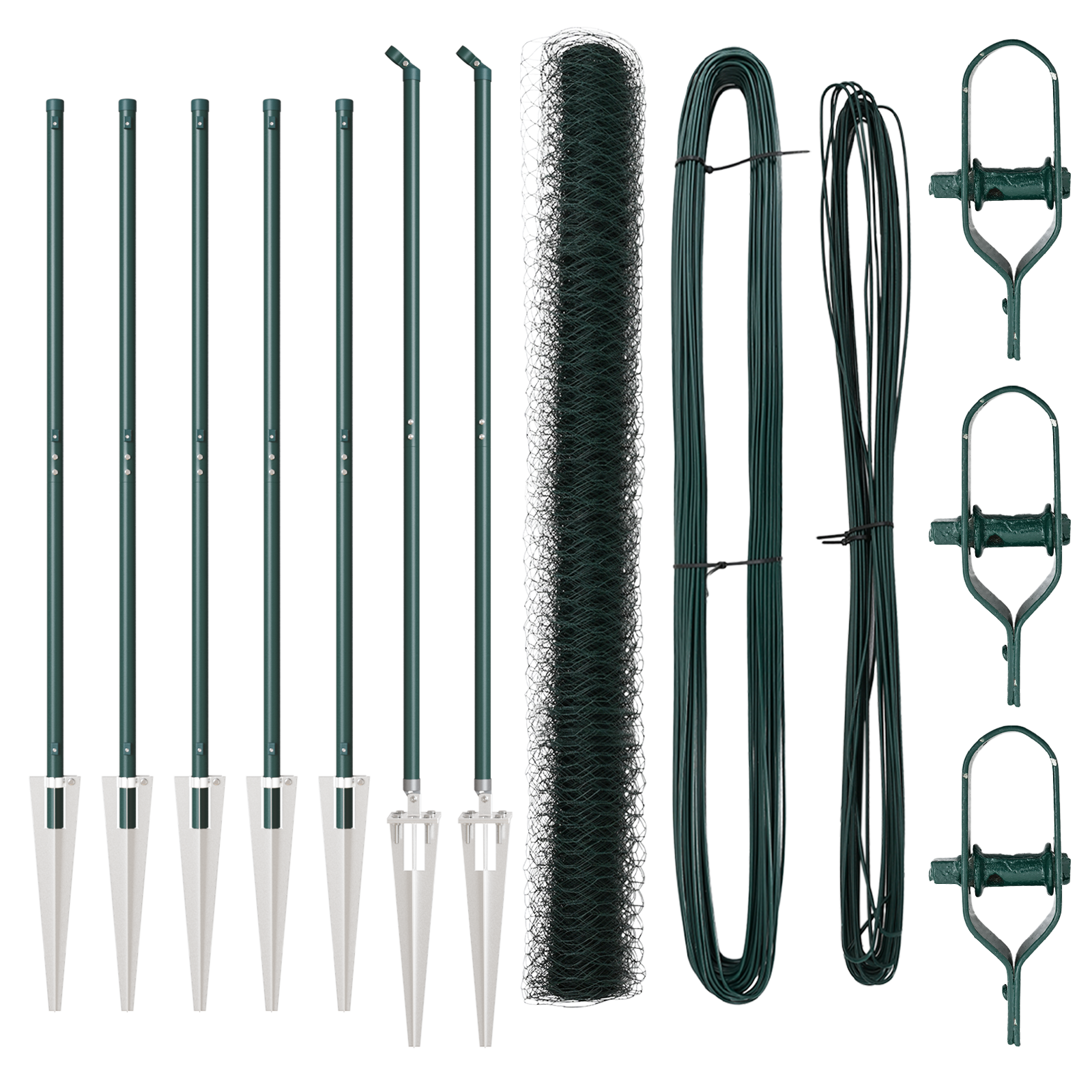 Hexagon Fence Green 1.6x10 m Steel - Image 2