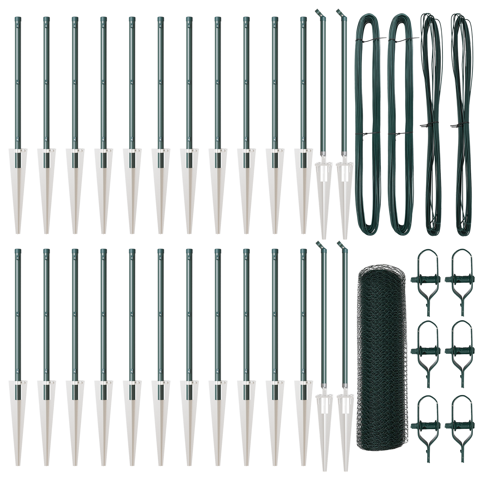 Hexagon Fence Green 0.6x50 m Steel - Image 2