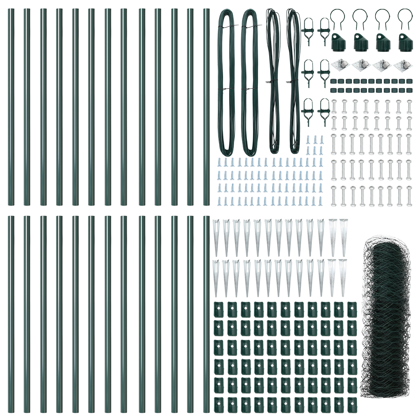 Hexagon Fence Green 0.6x50 m Steel - Image 4