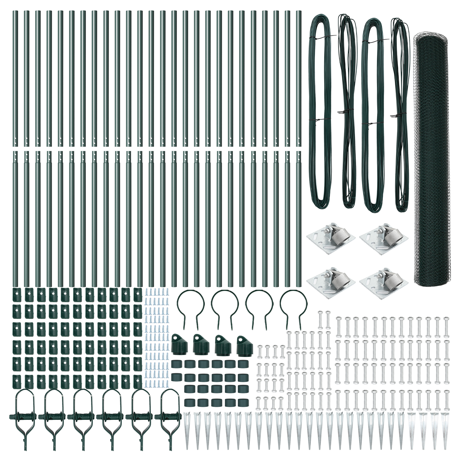Hexagon Fence Green 1.2x50 m Steel - Image 4