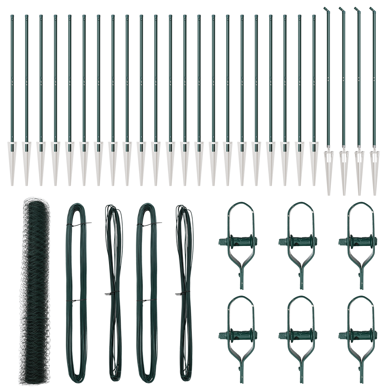 Hexagon Fence Green 1.2x50 m Steel - Image 4