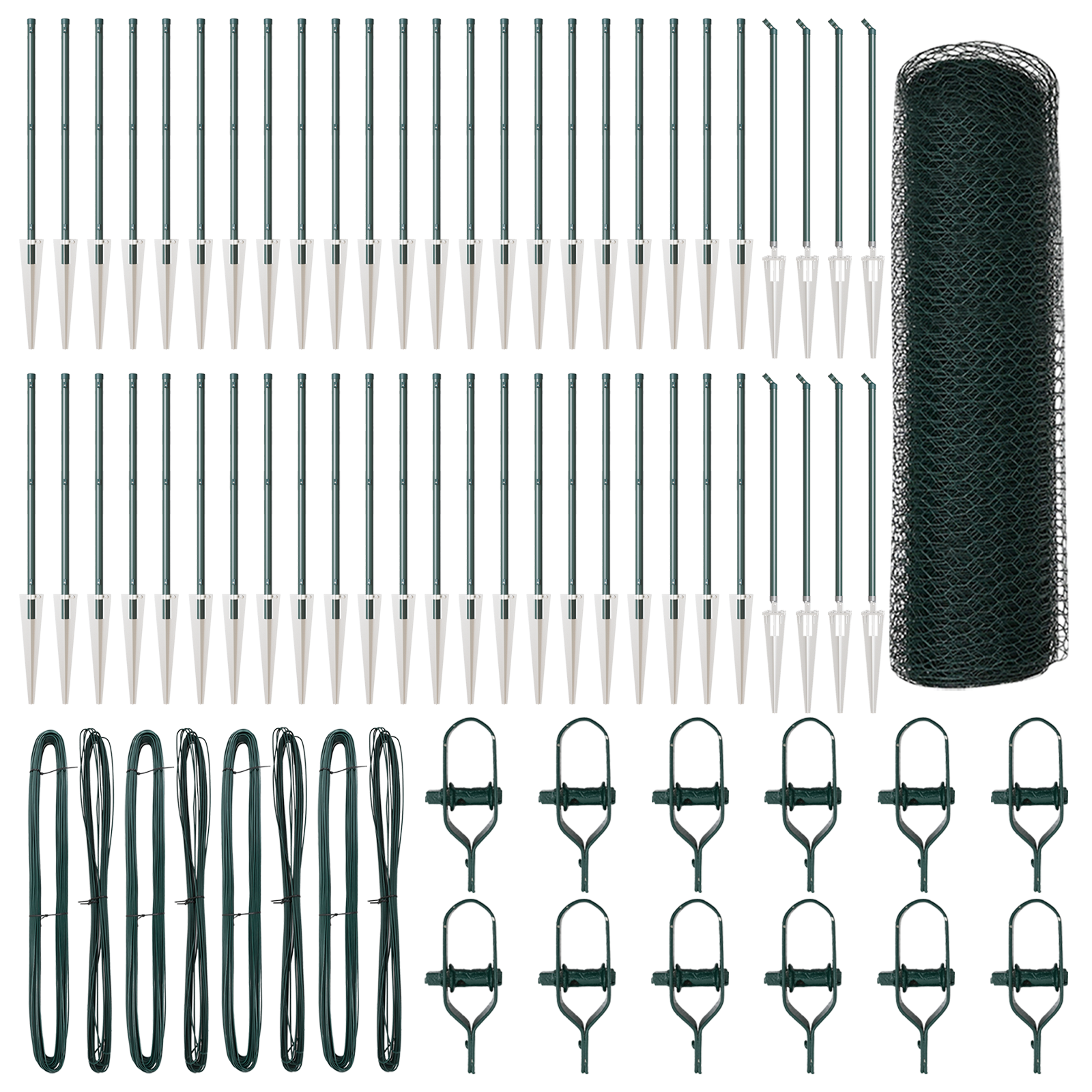 Hexagon Fence Green 0.5x100 m Steel - Image 2