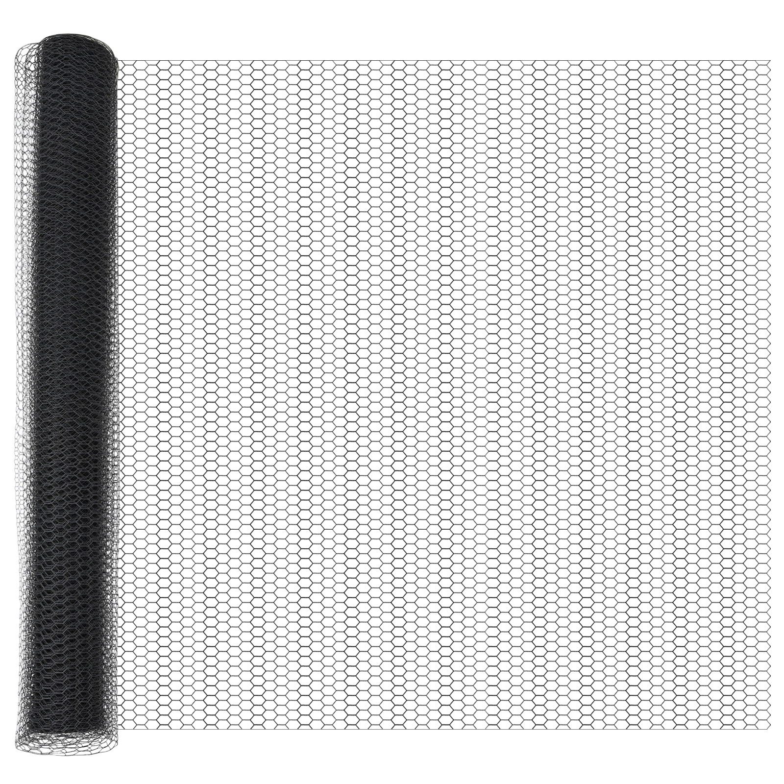 Hexagon Fence Grey 1.2x50 m Steel - Image 3