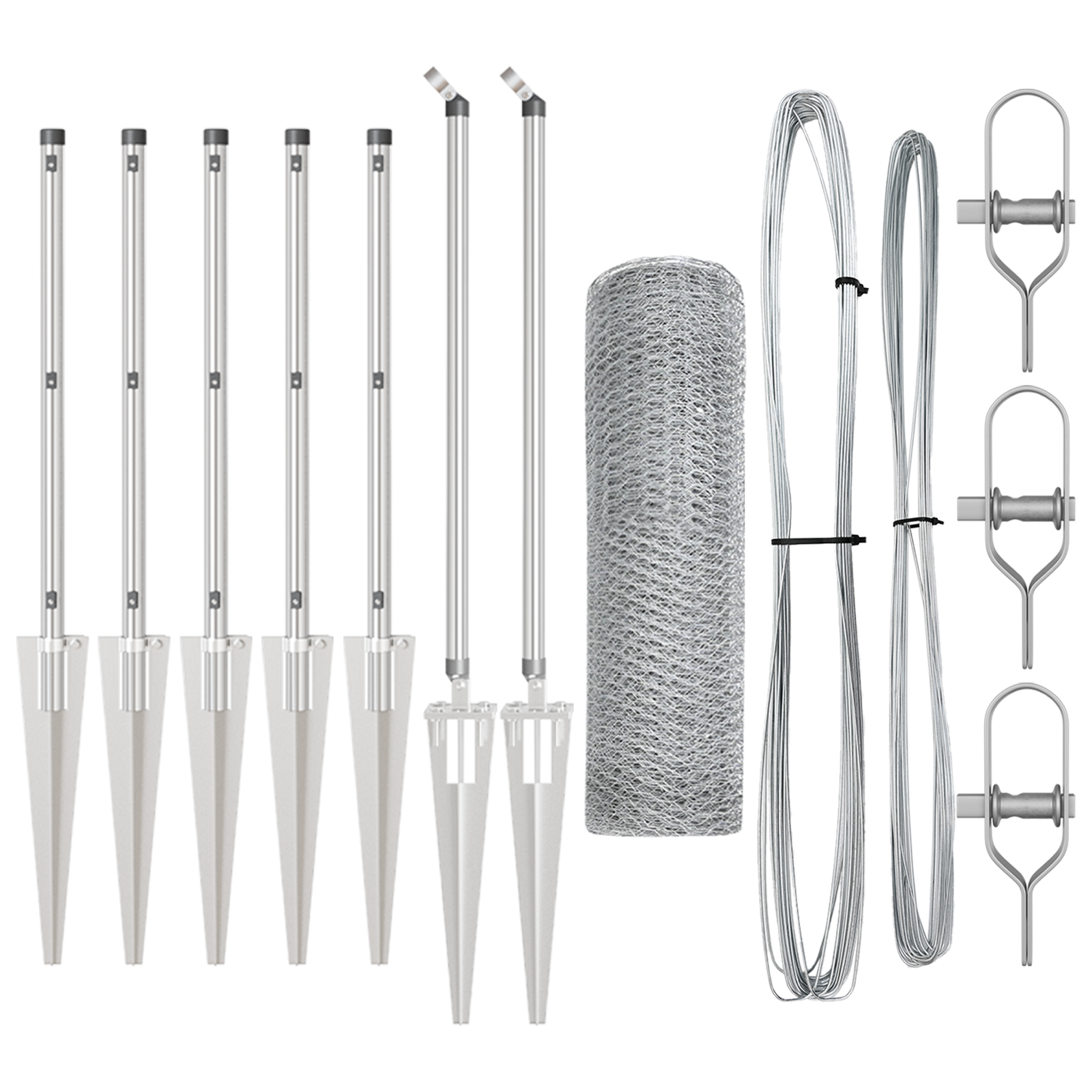 Hexagon Fence 0.8x10 m Galvanised Steel - Image 2