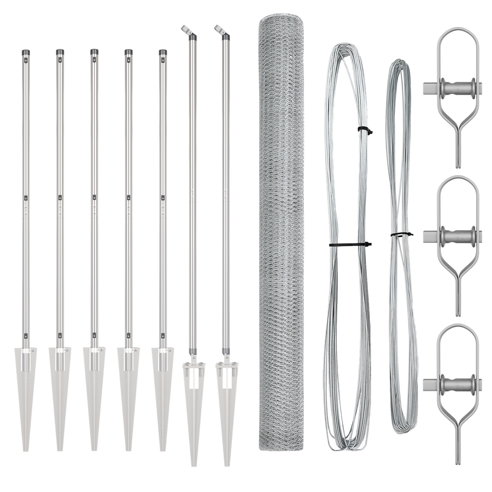 Hexagon Fence 1.5x10 m Galvanised Steel - Image 2