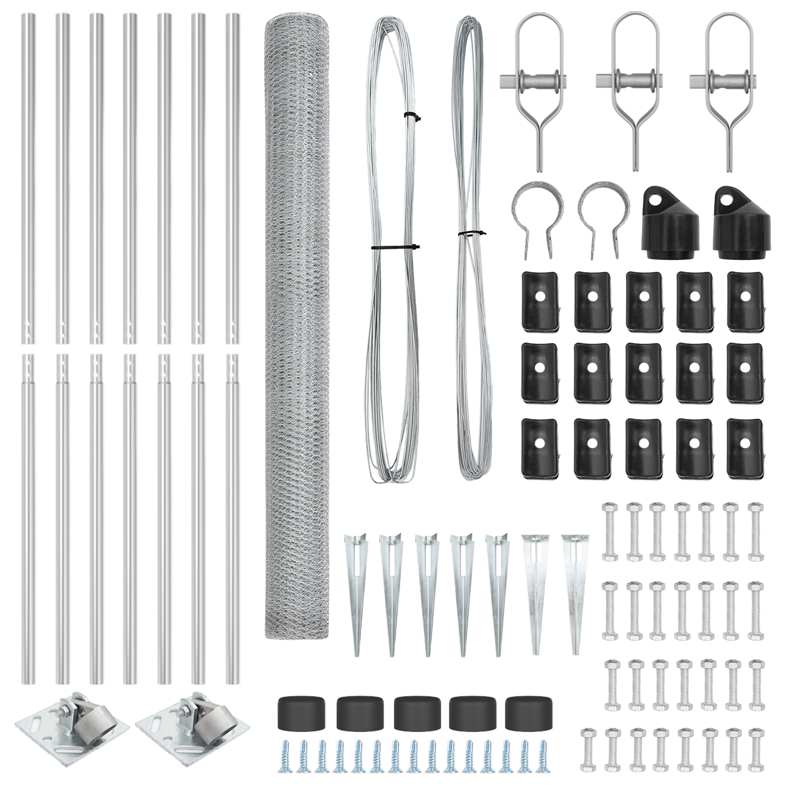 Hexagon Fence 1.5x10 m Galvanised Steel - Image 4