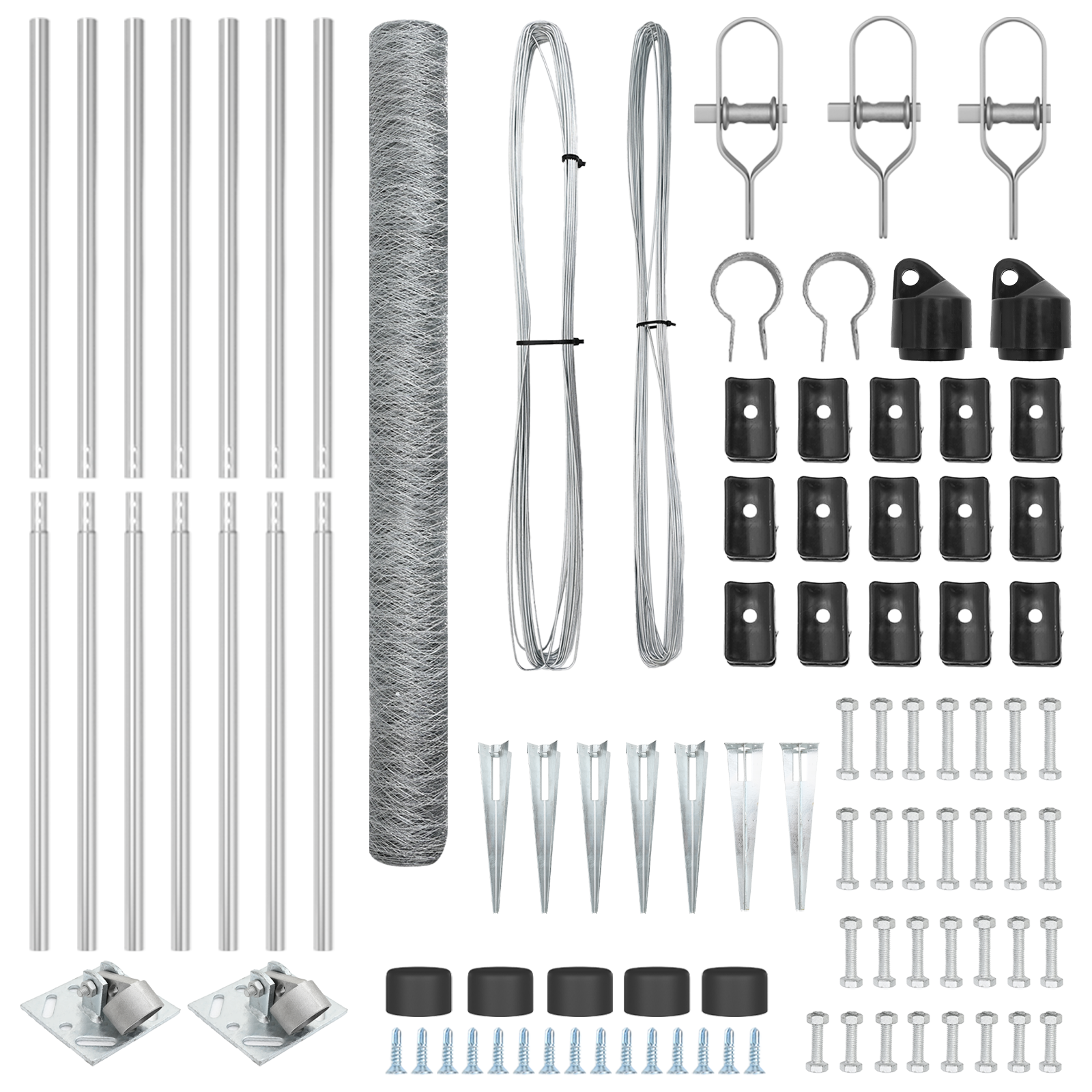 Hexagon Fence 1.5x10 m Galvanised Steel - Image 4