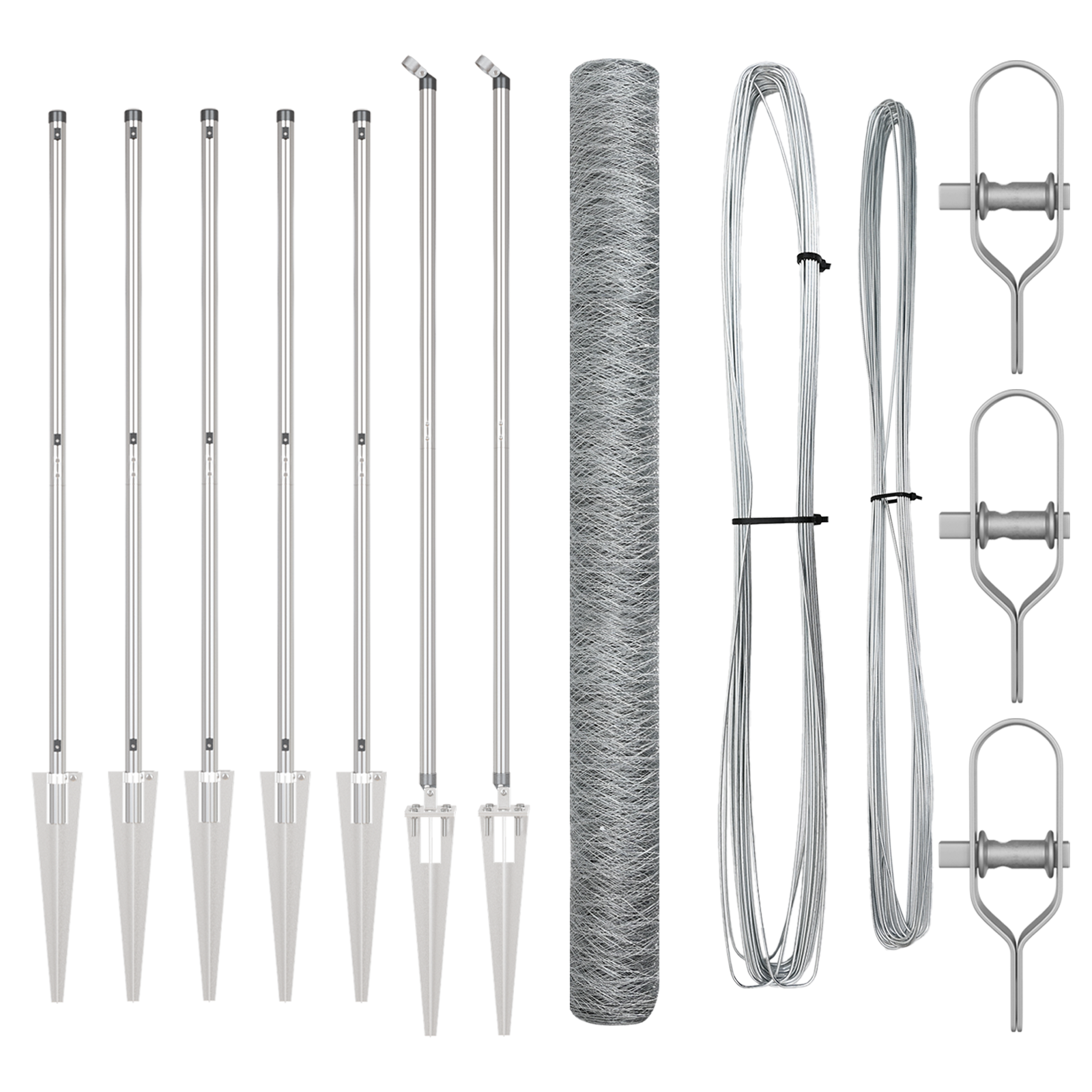Hexagon Fence 1.5x10 m Galvanised Steel - Image 2