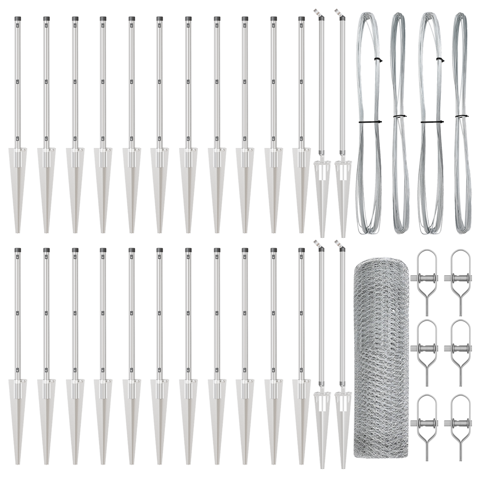 Hexagon Fence 0.4x50 m Galvanised Steel - Image 2