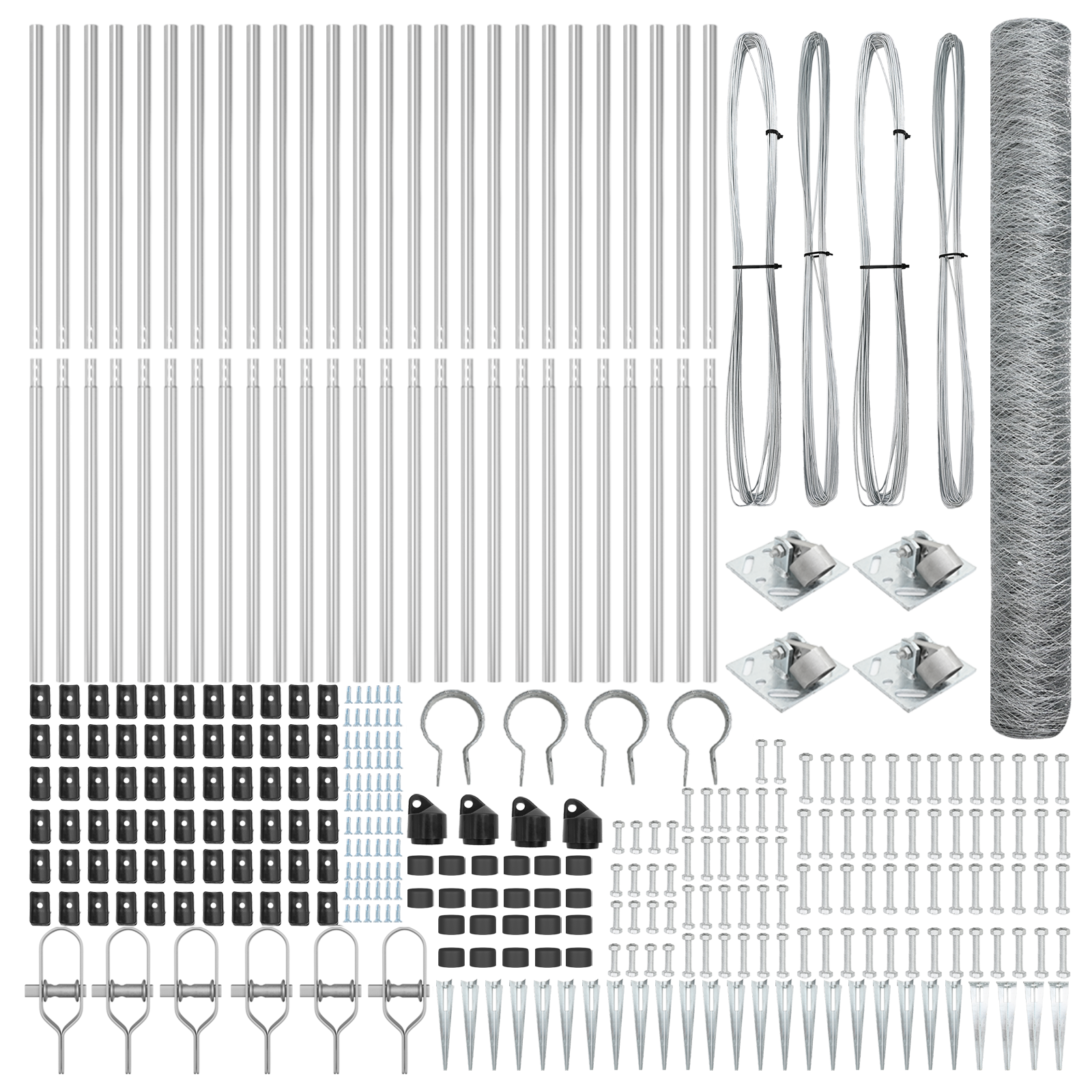 Hexagon Fence 1.2x50 m Galvanised Steel - Image 4