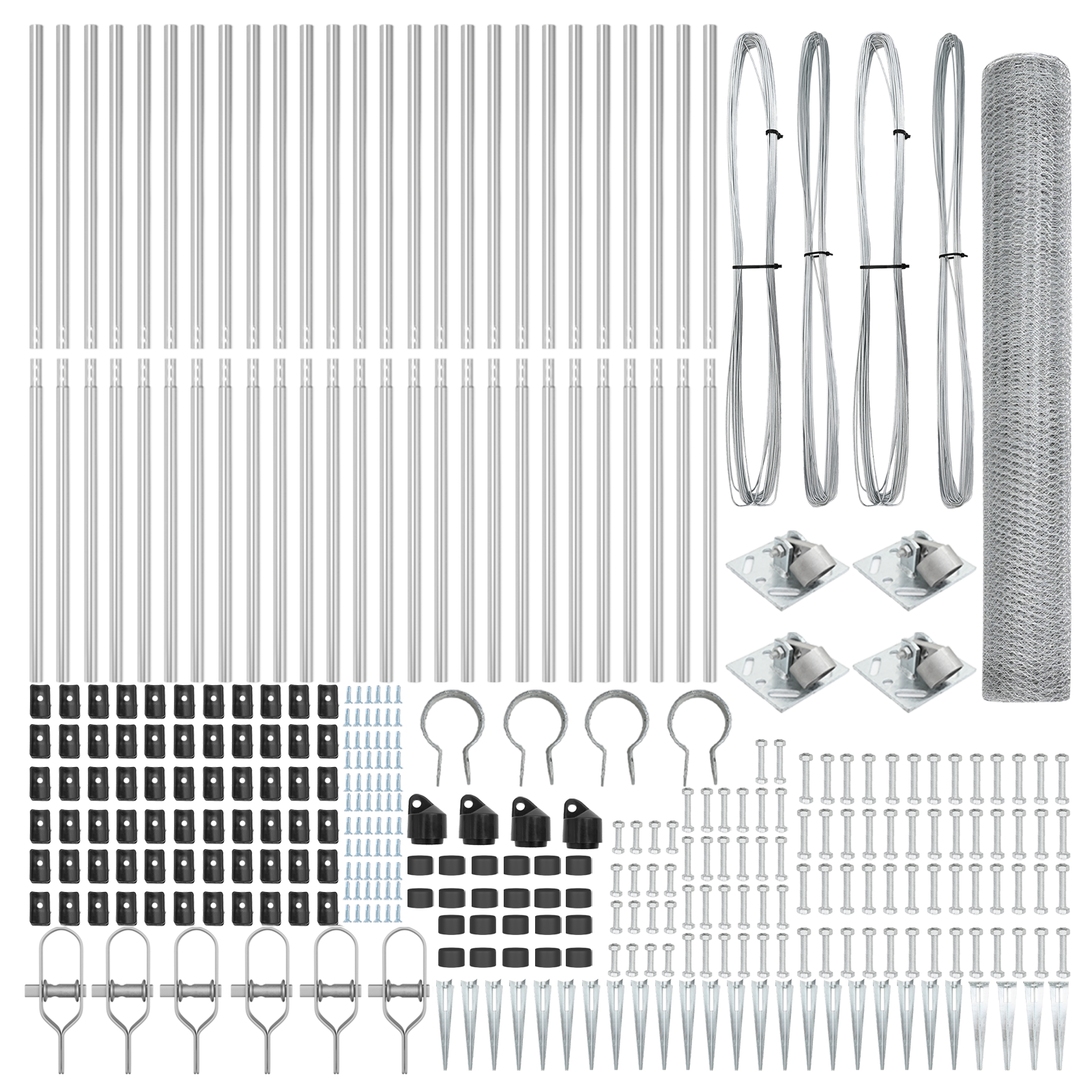 Hexagon Fence 1.4x50 m Galvanised Steel - Image 4