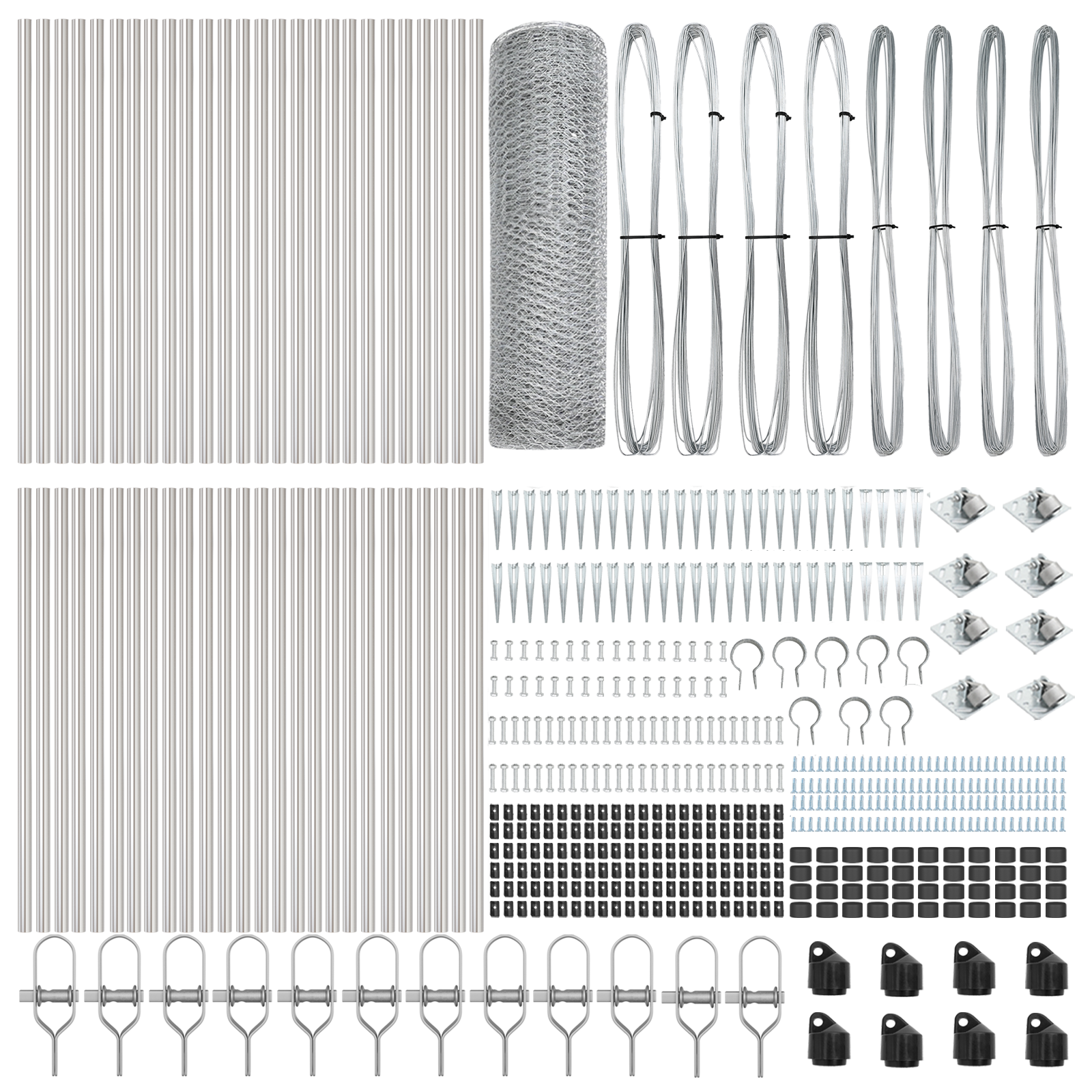 Hexagon Fence 0.8x100 m Galvanised Steel - Image 4