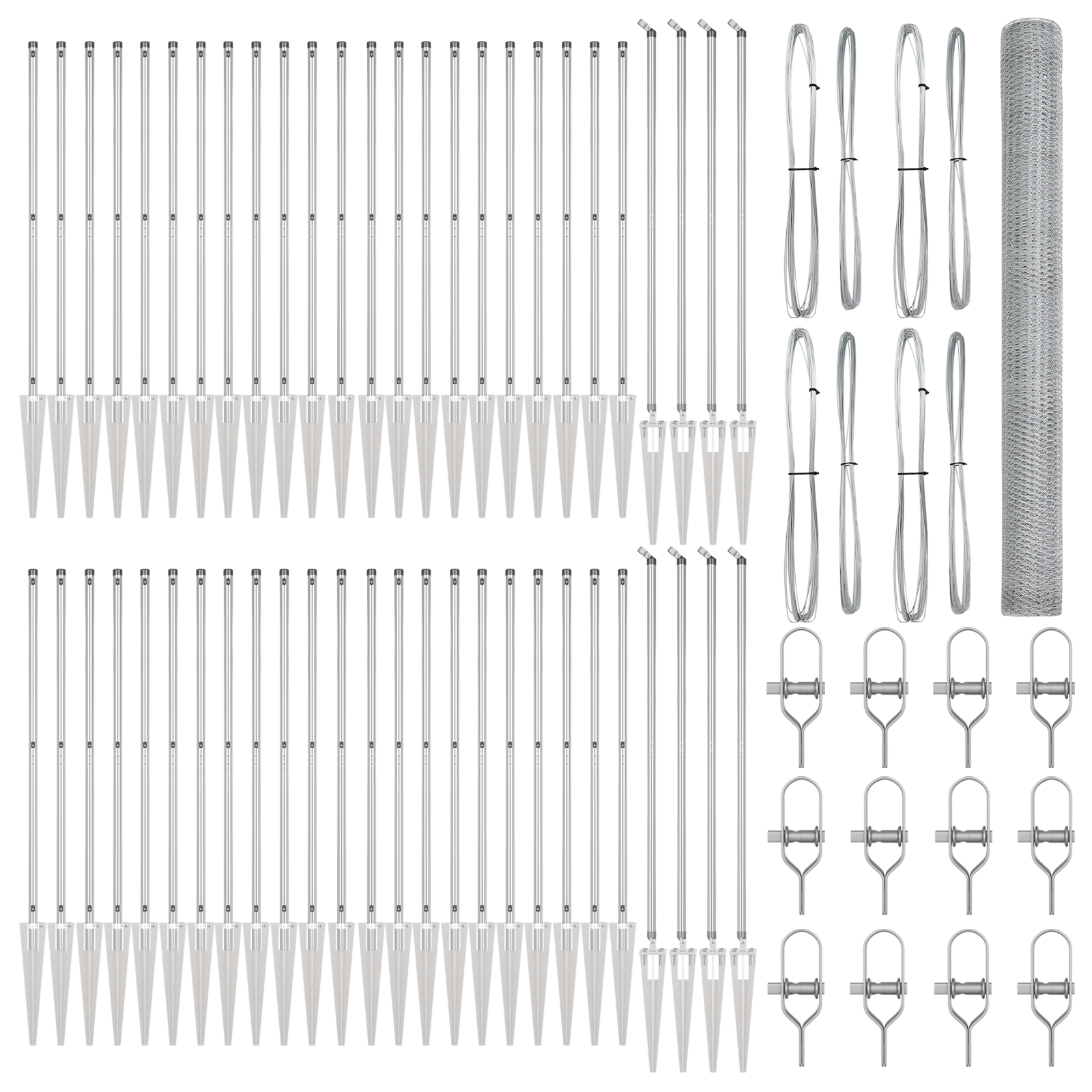Hexagon Fence 1.6x100 m Galvanised Steel - Image 2