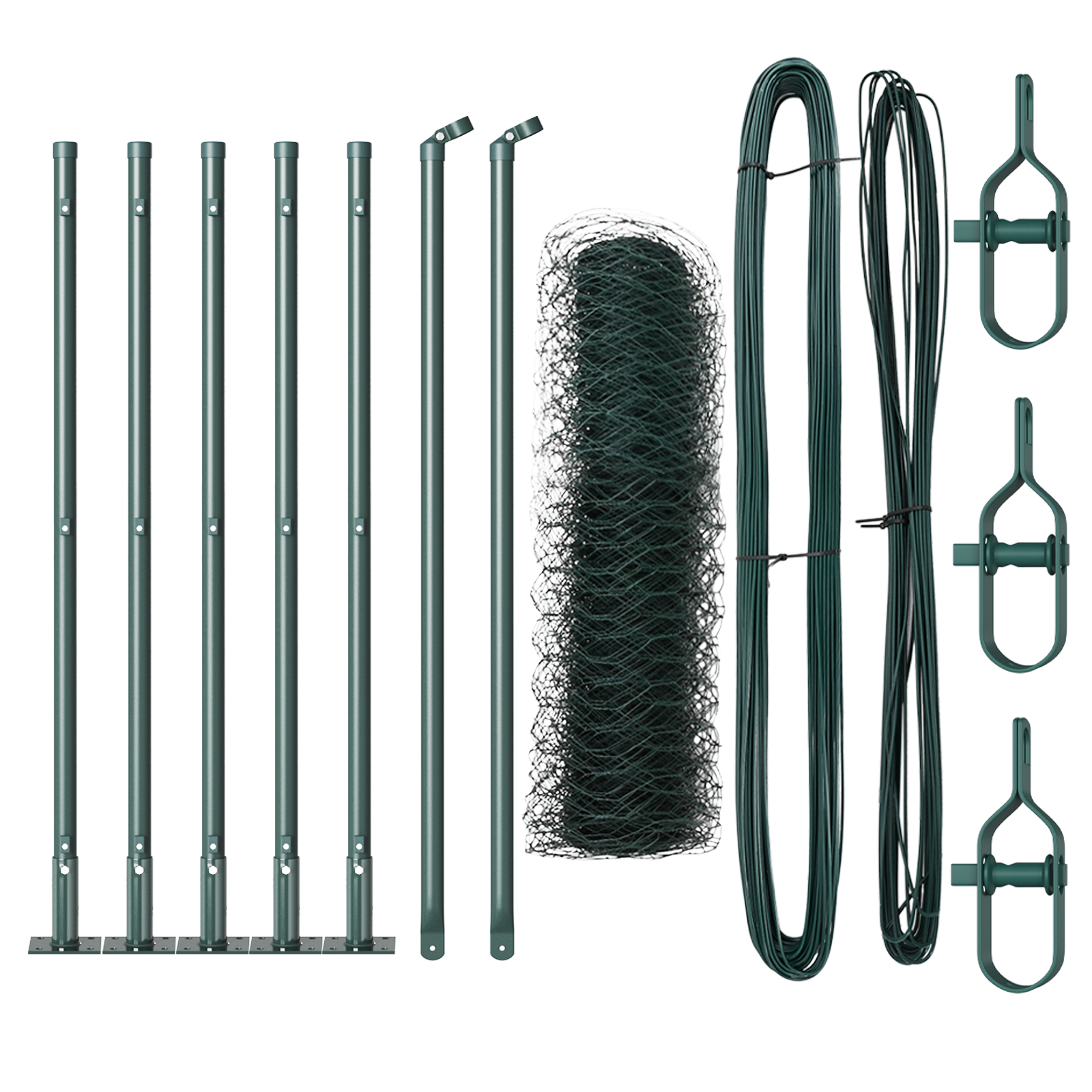 Hexagon Fence Green 0,4x10 m Steel - Image 2