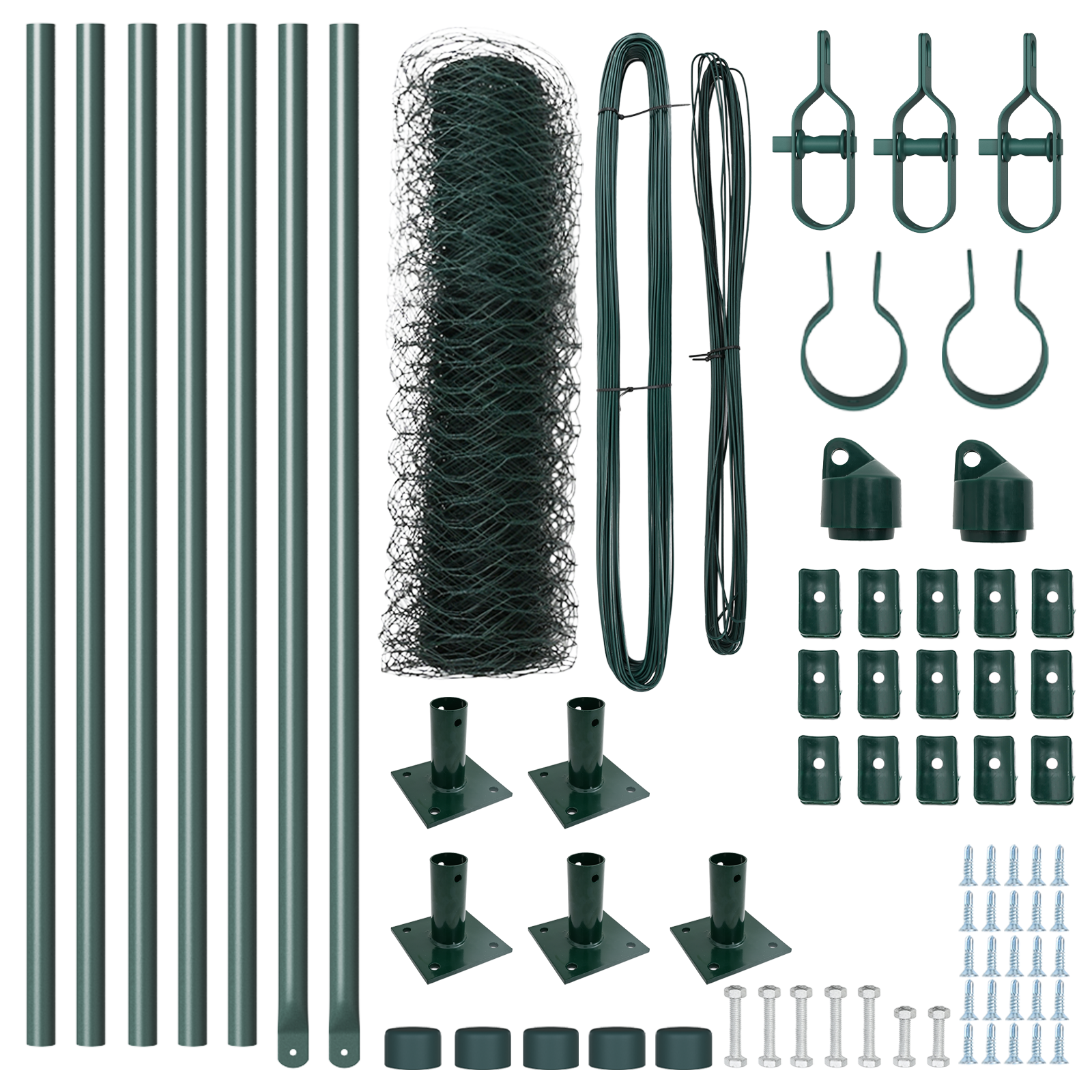 Hexagon Fence Green 0,4x10 m Steel - Image 4