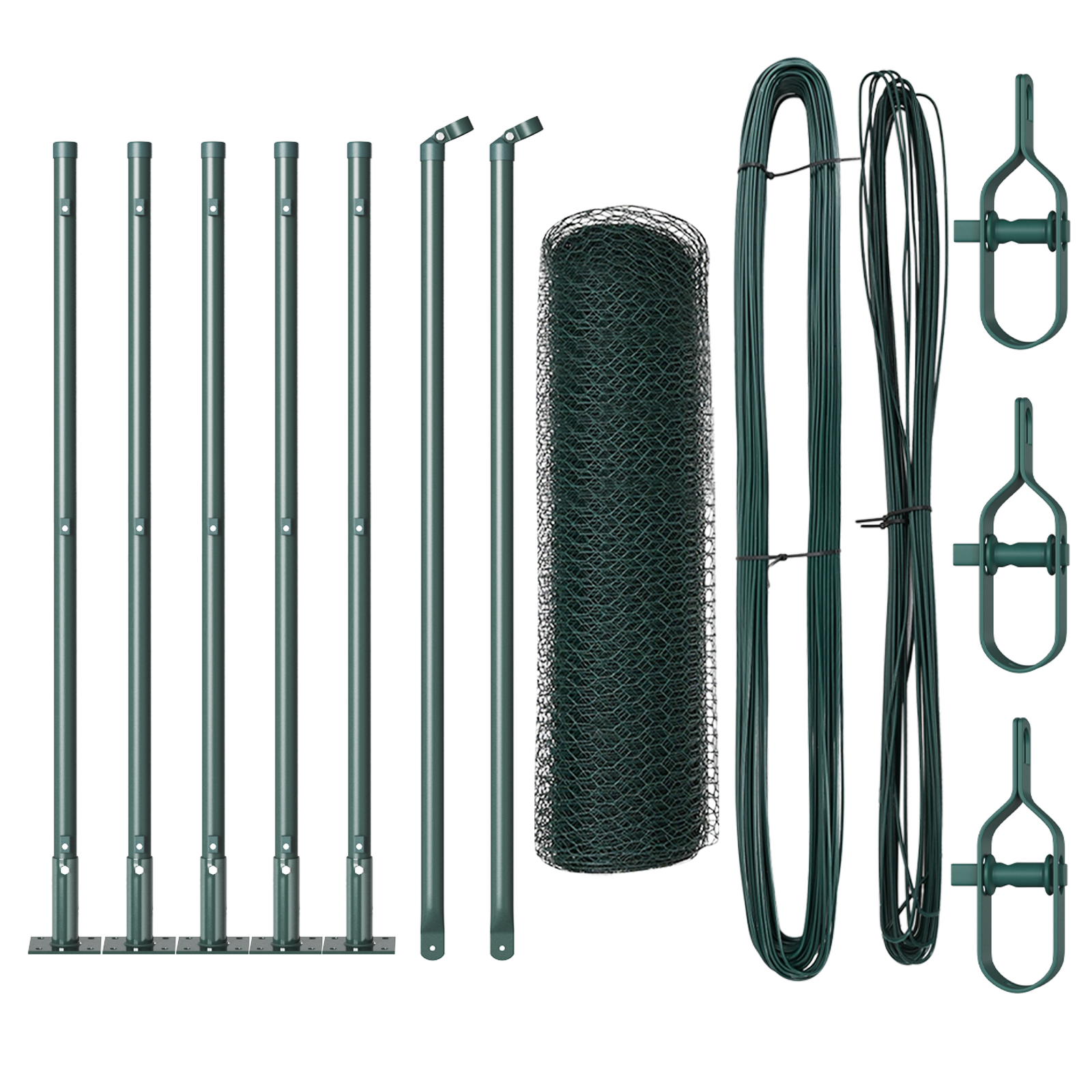 Hexagon Fence Green 0,6x10 m Steel - Image 2