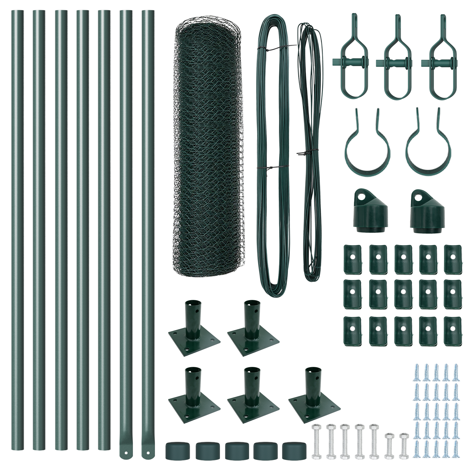 Hexagon Fence Green 0,6x10 m Steel - Image 4
