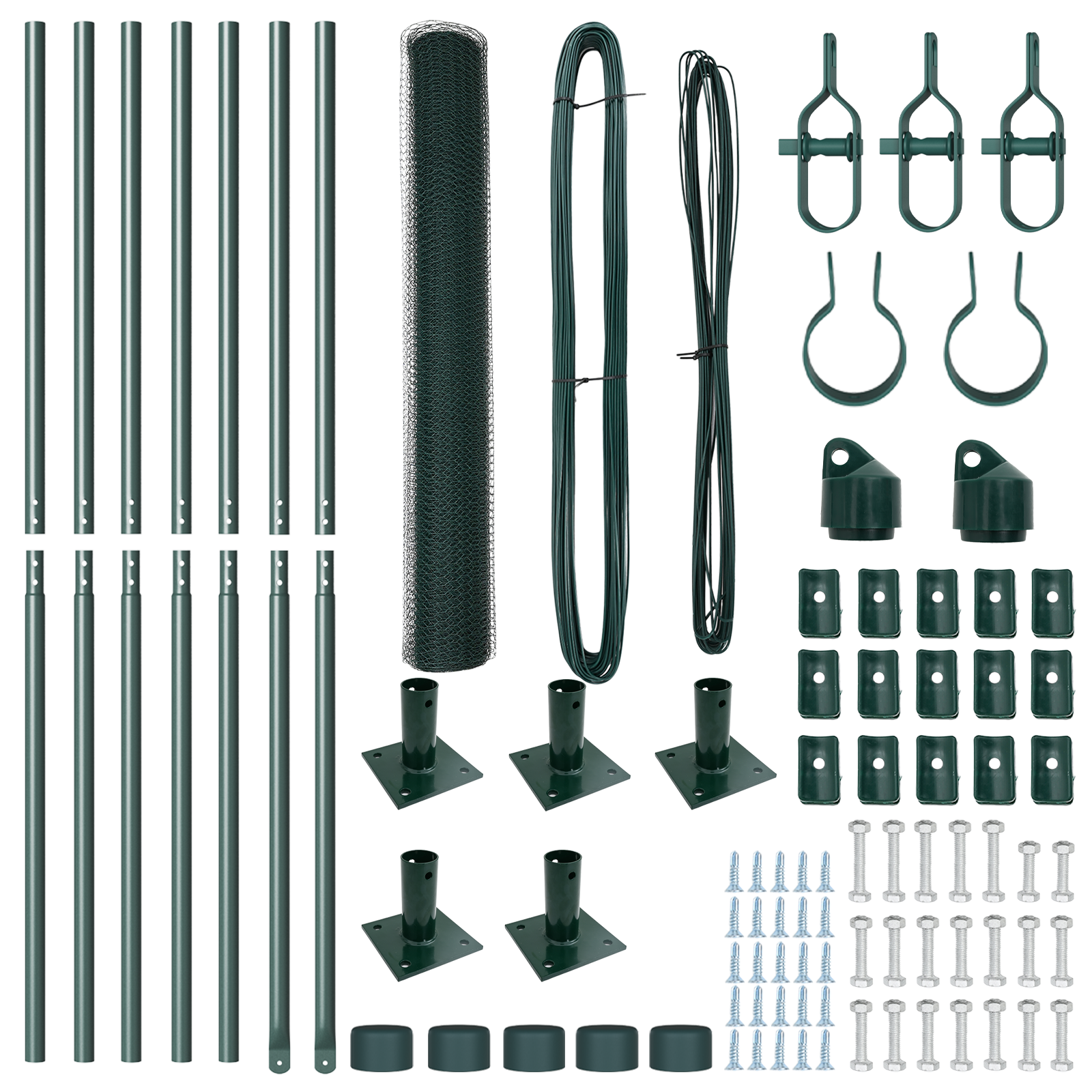 Hexagon Fence Green 1.2x10 m Steel - Image 5