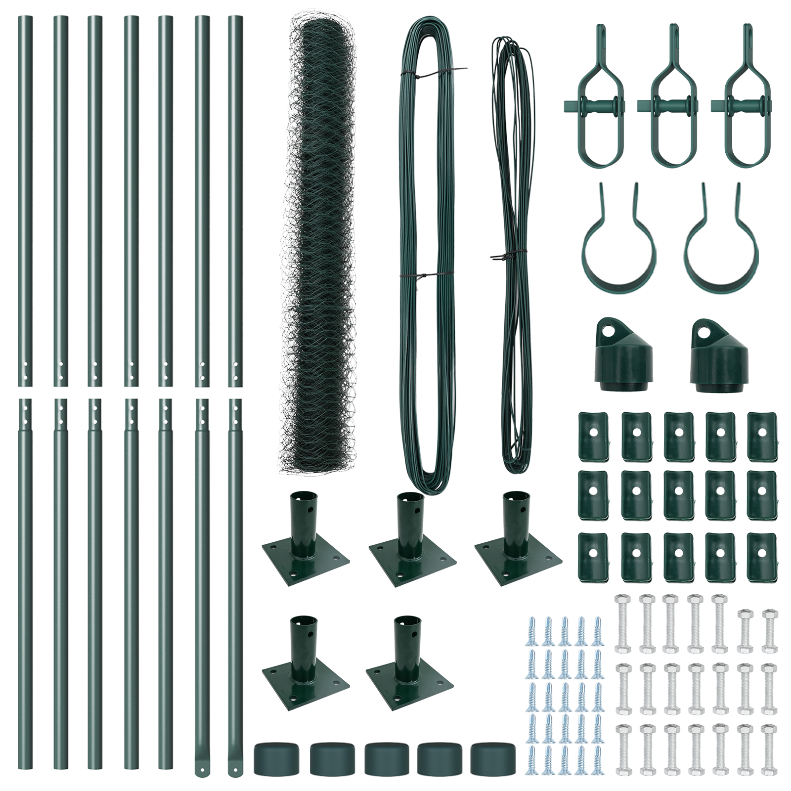 Hexagon Fence Green 1.2x10 m Steel - Image 4