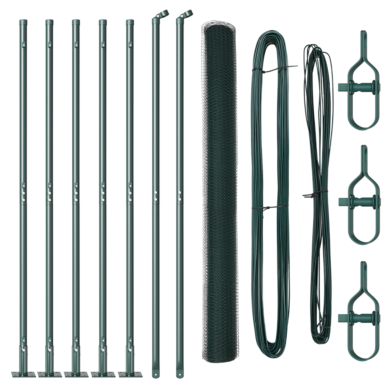 Hexagon Fence Green 1.6x10 m Steel - Image 2