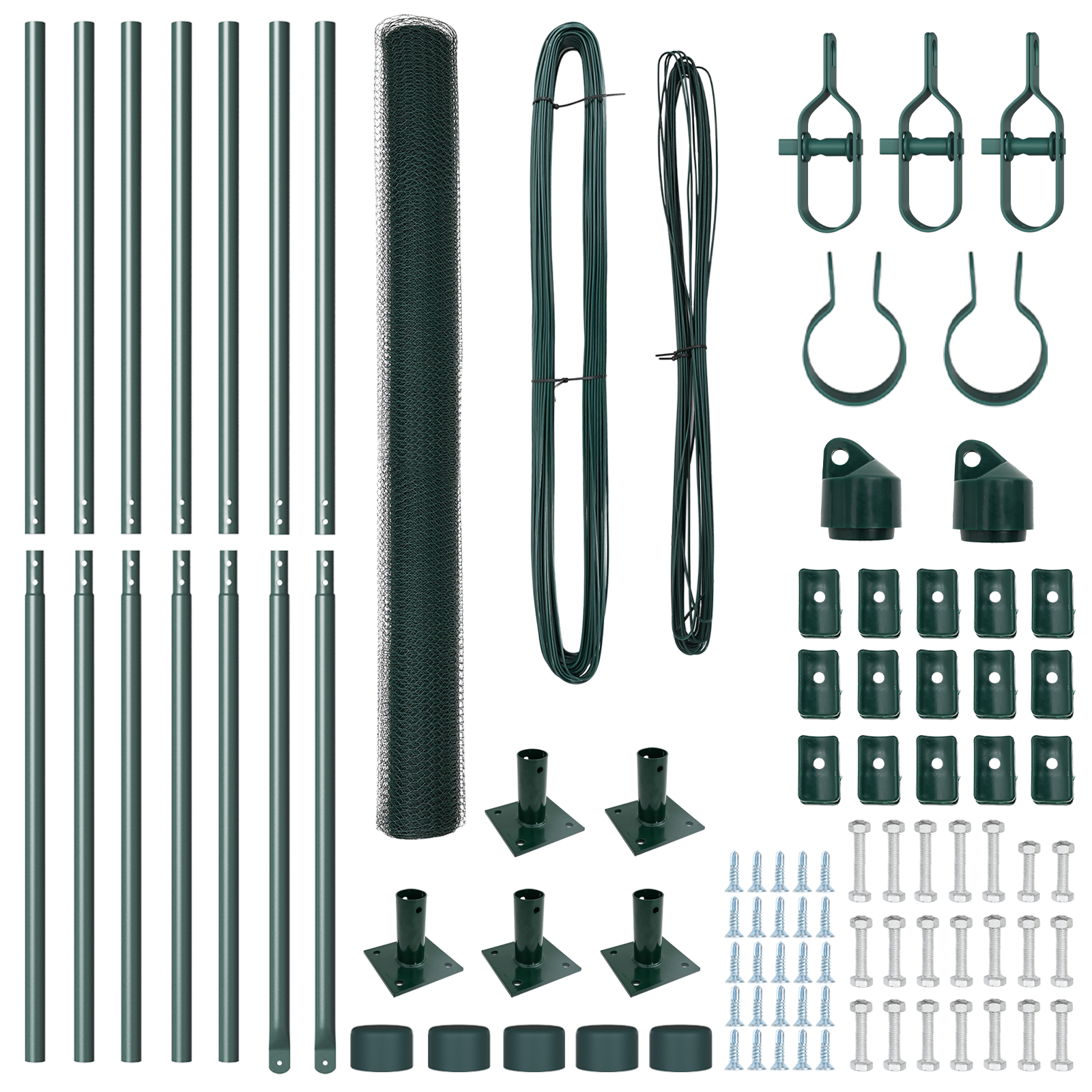 Hexagon Fence Green 1.6x10 m Steel - Image 5