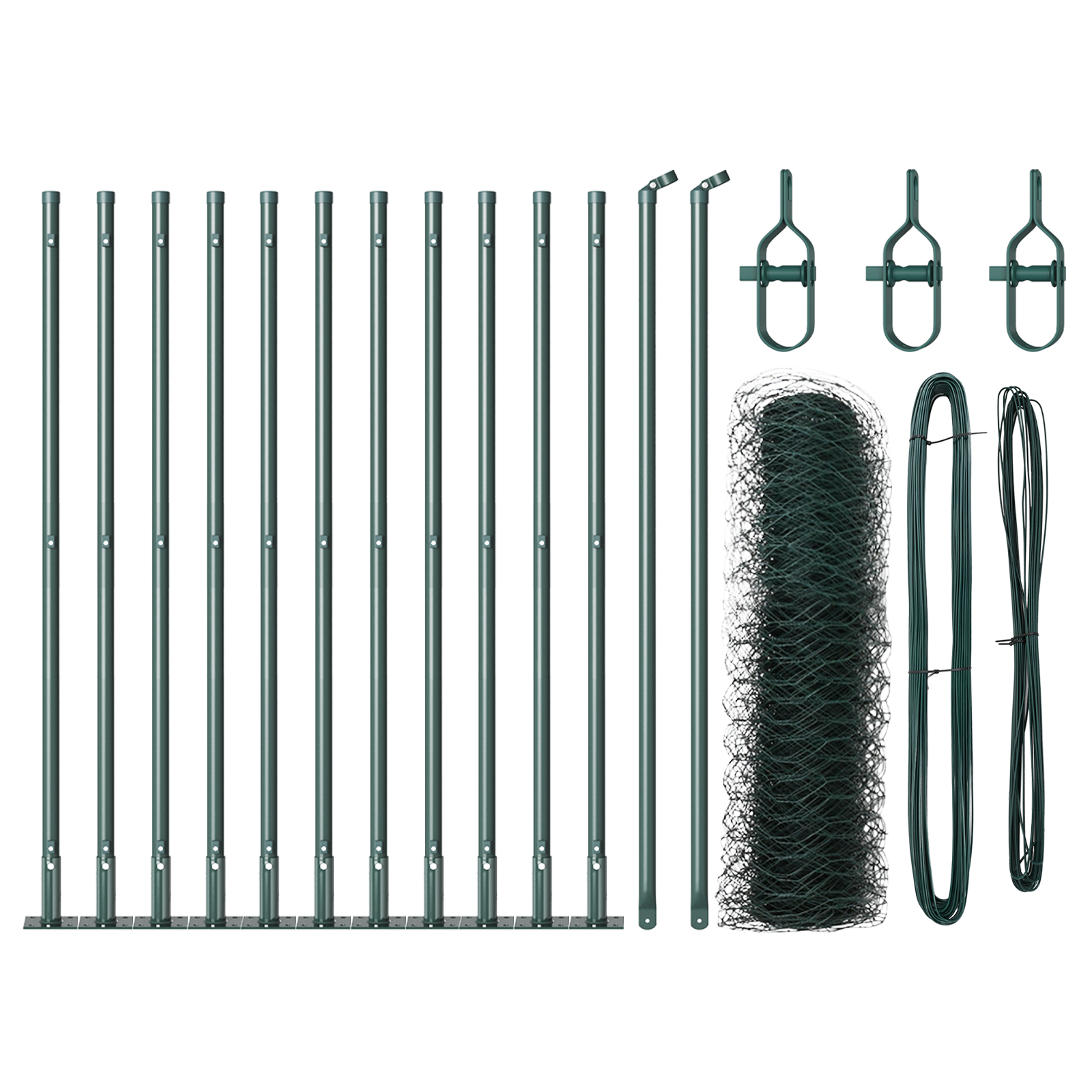 Hexagon Fence Green 0.4x25 m Steel - Image 2