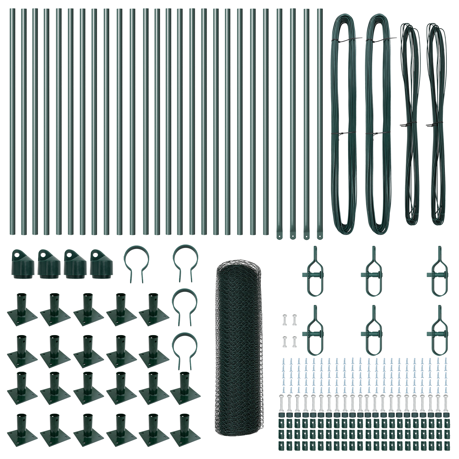 Hexagon Fence Green 0,8x50 m Steel - Image 4