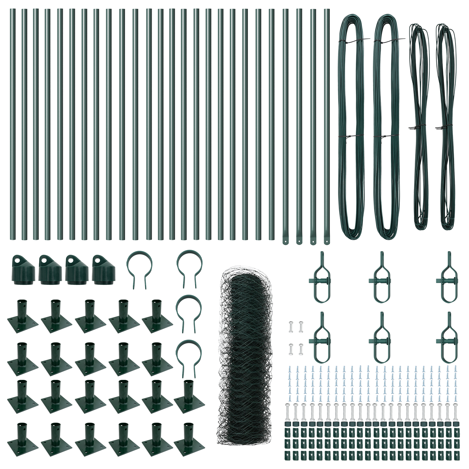 Hexagon Fence Green 0.8x50 m Steel - Image 4
