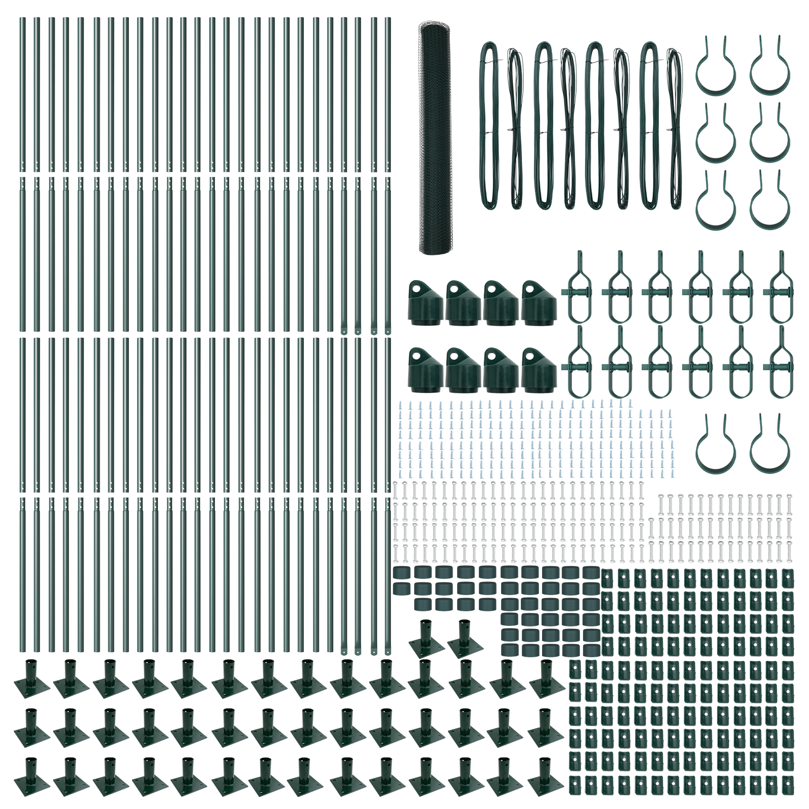 Hexagon Fence Green 1,2x100 m Steel - Image 4