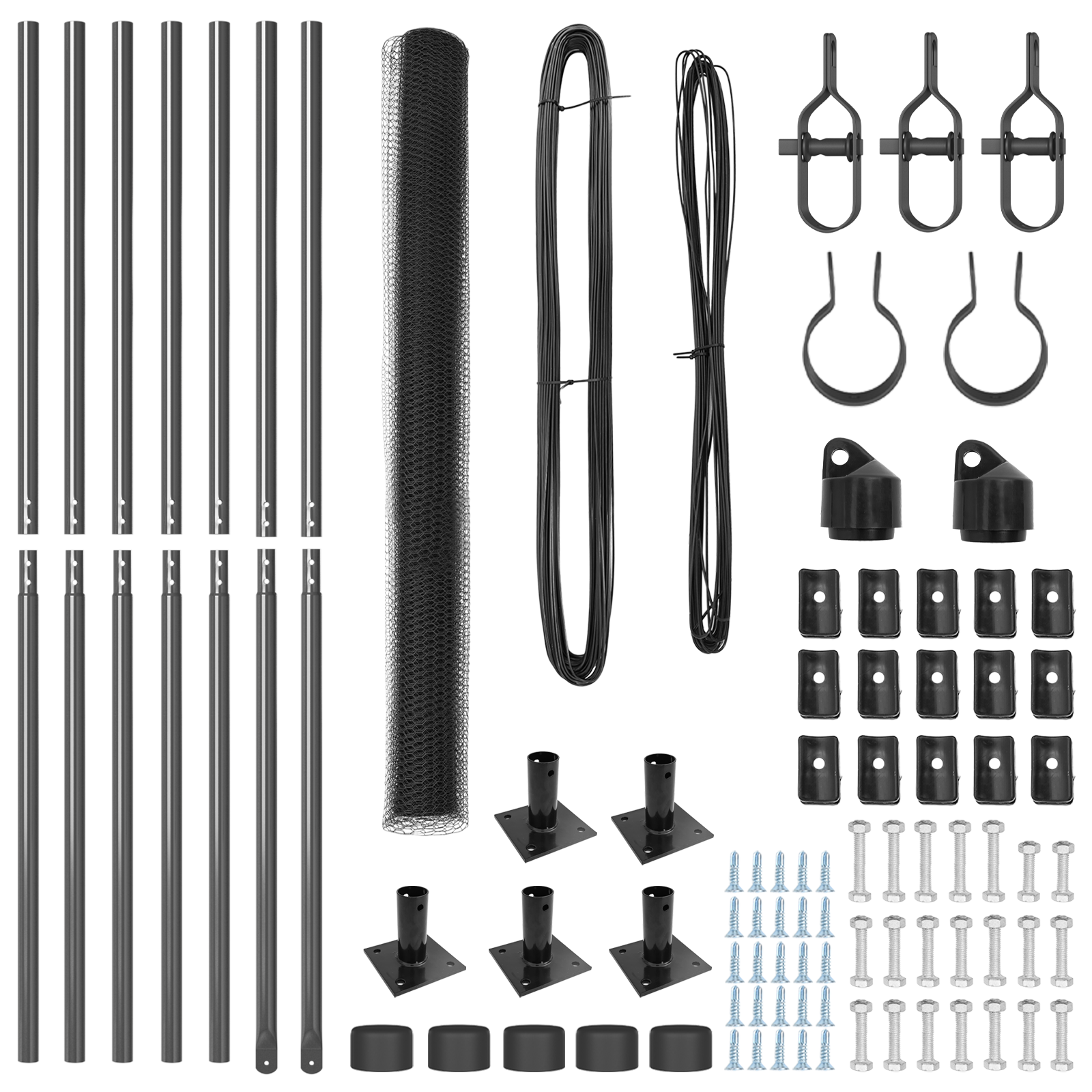 Hexagon Fence Grey 1.6x10 m Steel - Image 4