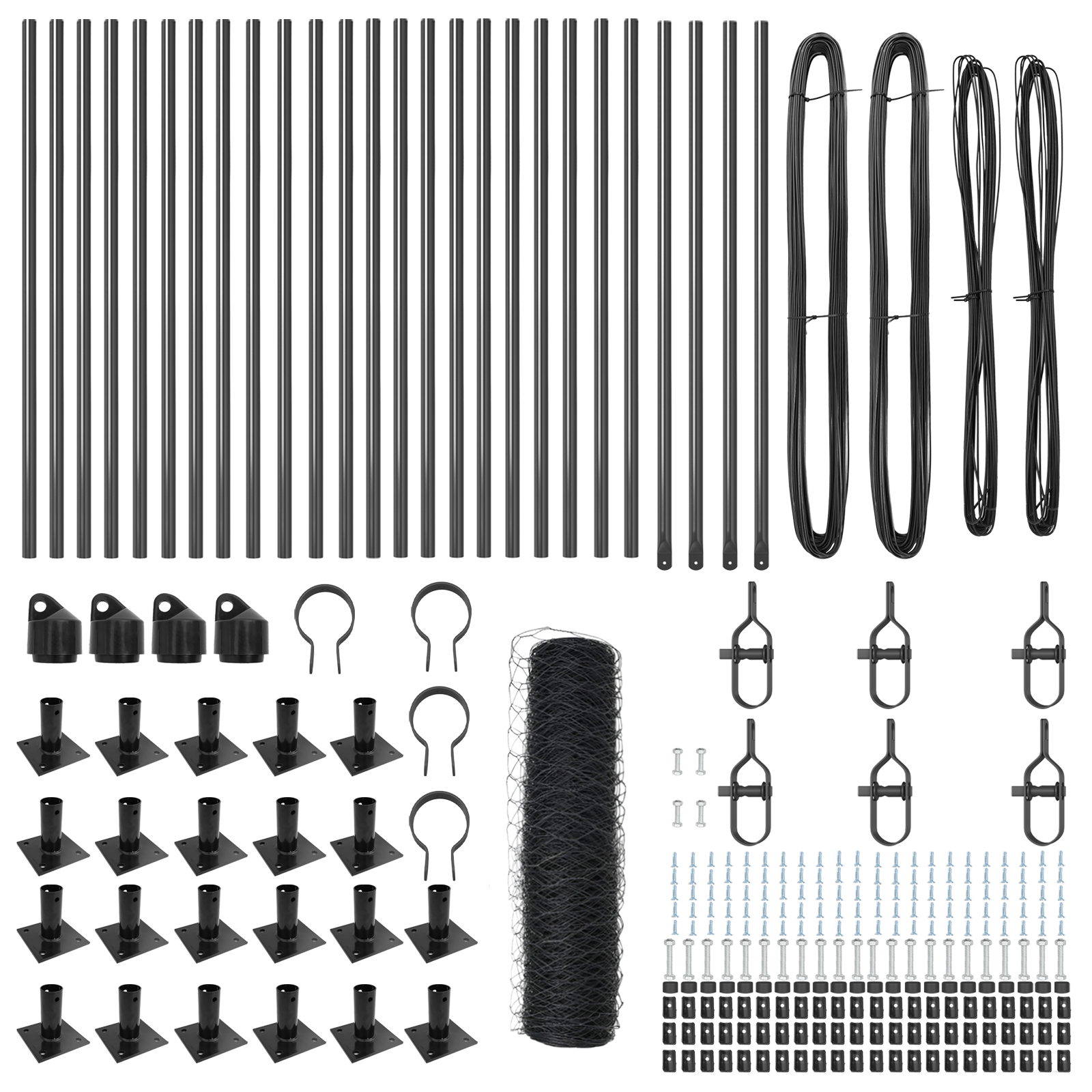 Hexagon Fence Grey 0,5x50 m Steel - Image 4
