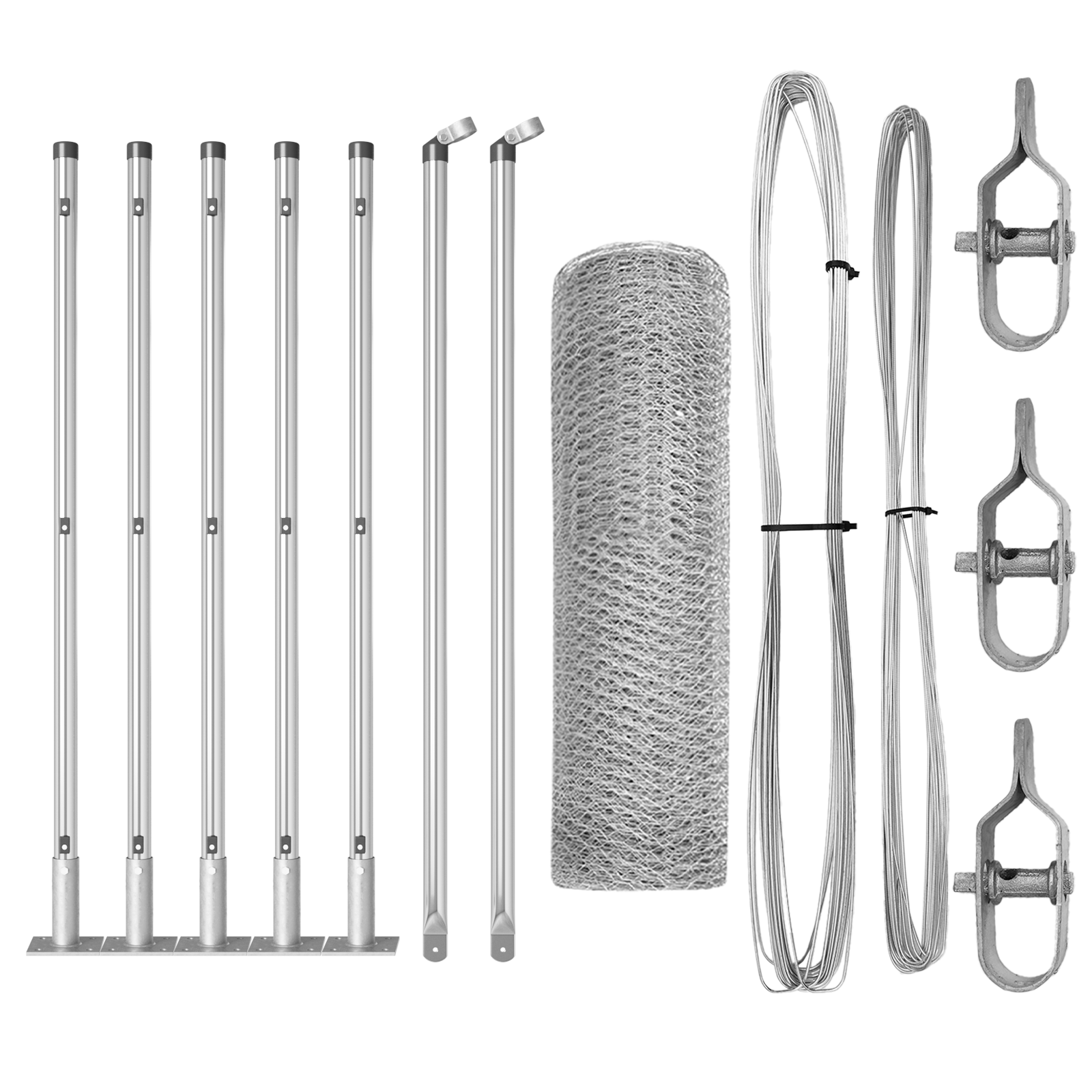 Hexagon Fence 0.4x10 m Galvanised Steel - Image 4