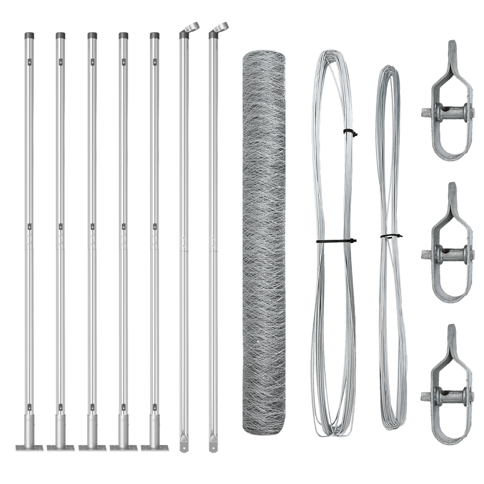 Hexagon Fence 1x10 m Galvanised Steel - Image 2