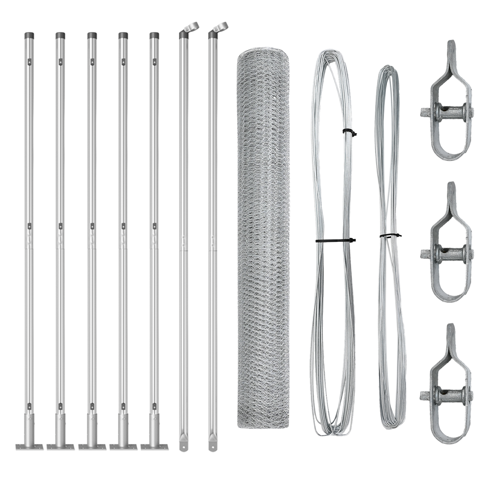 Hexagon Fence 1.2x10 m Galvanised Steel - Image 2