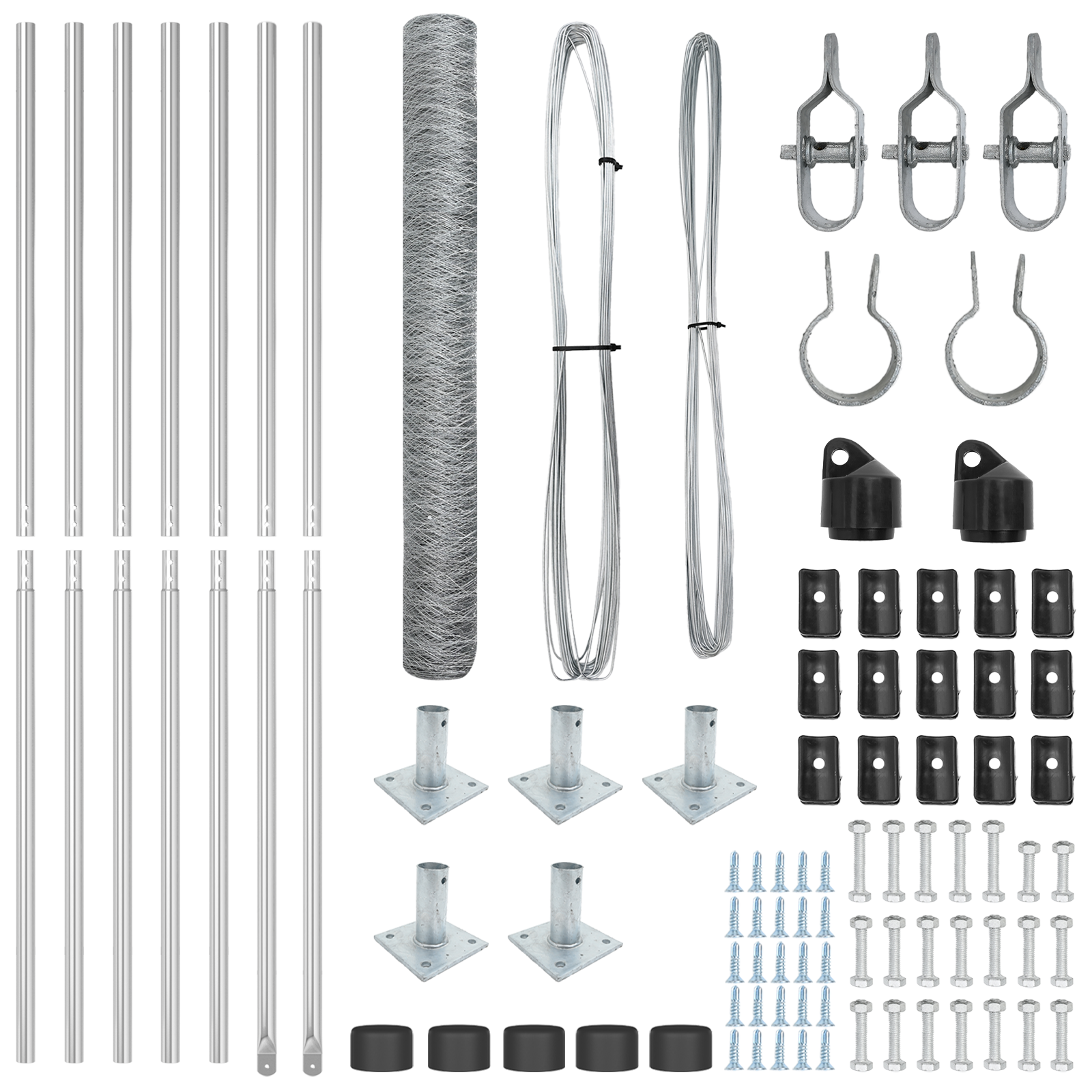 Hexagon Fence 1.2x10 m Galvanised Steel - Image 4