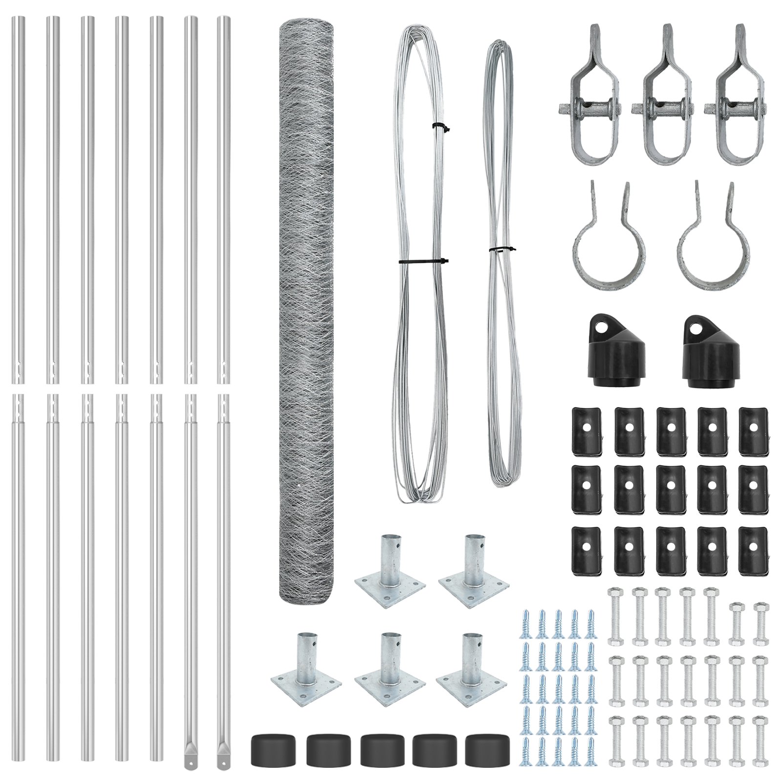 Hexagon Fence 1.5x10 m Galvanised Steel - Image 4