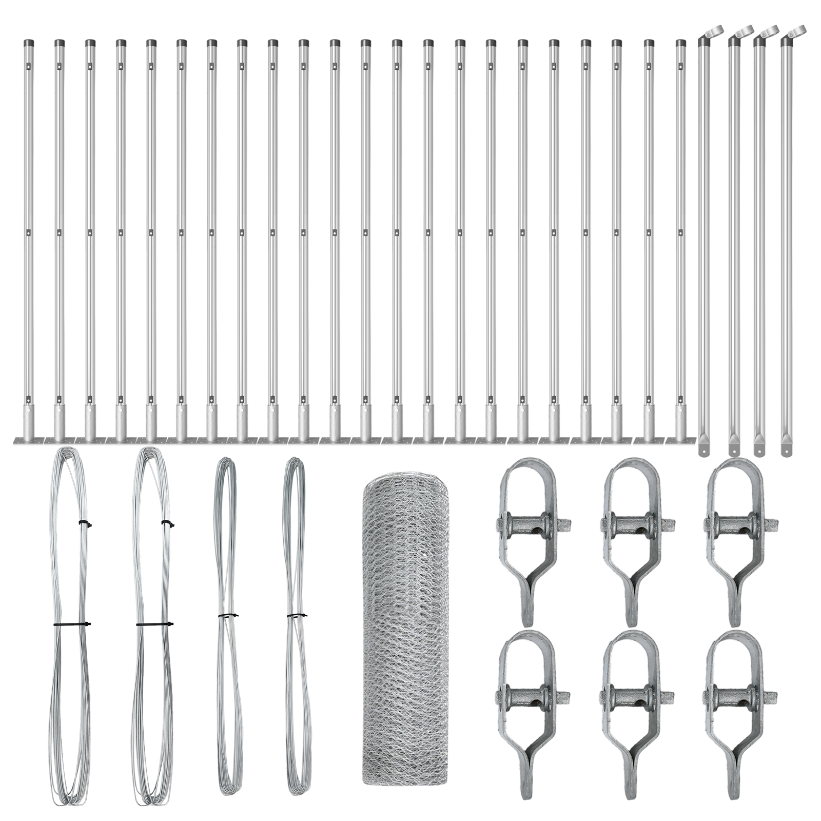 Hexagon Fence 0.4x50 m Galvanised Steel - Image 2