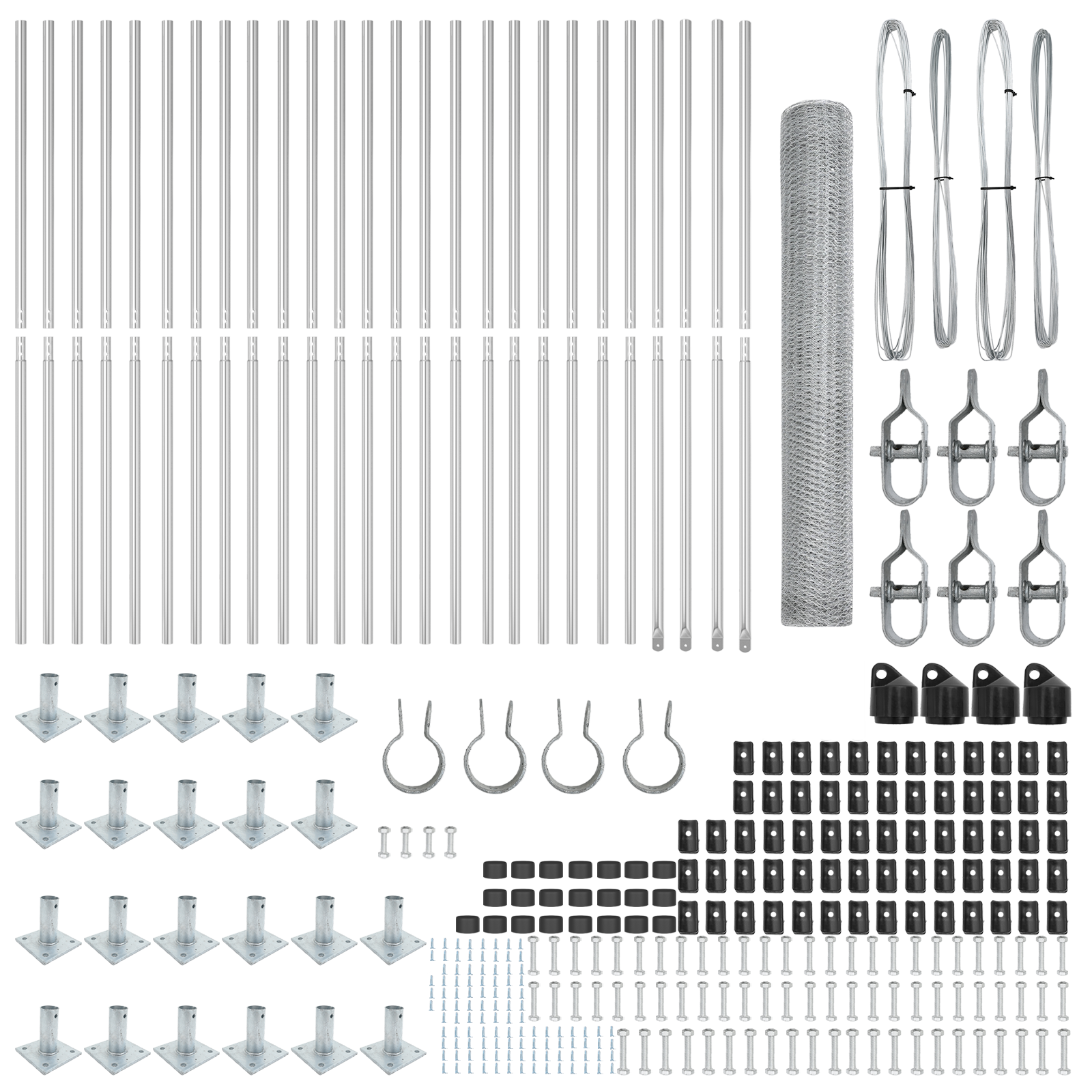 Hexagon Fence 1.2x50 m Galvanised Steel - Image 4
