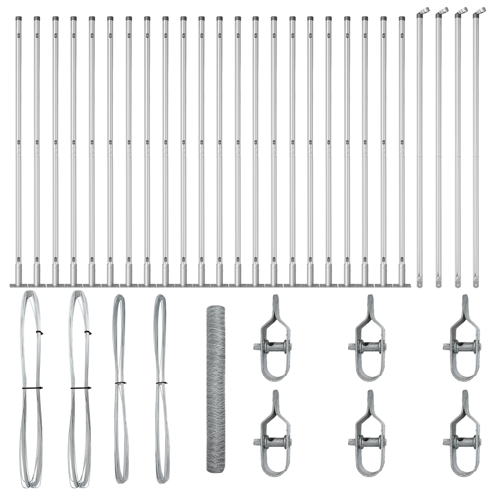 Hexagon Fence 1.2x50 m Galvanised Steel - Image 2