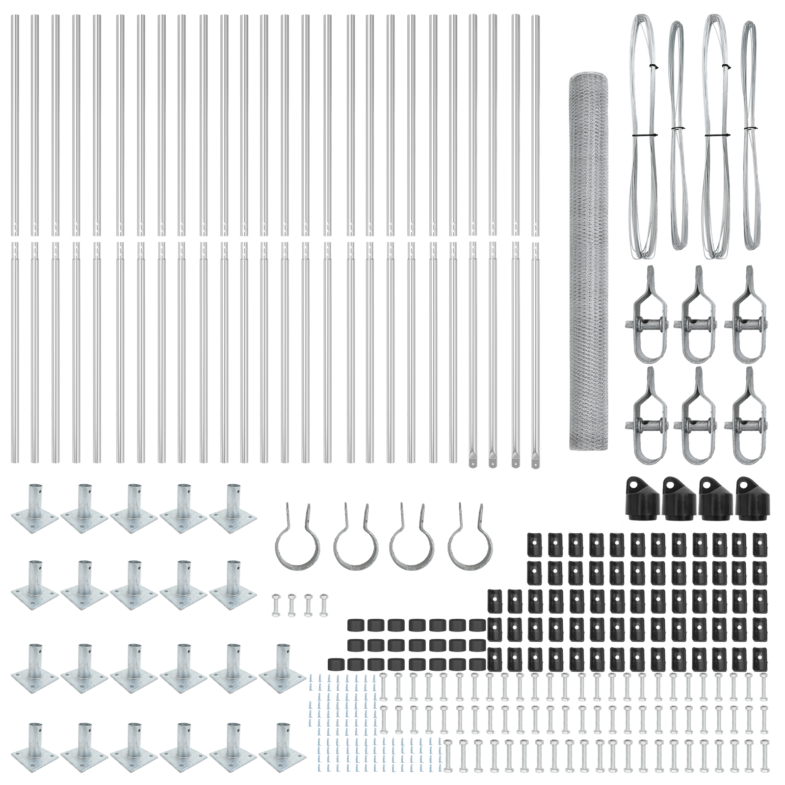Hexagon Fence 1.4x50 m Galvanised Steel - Image 4