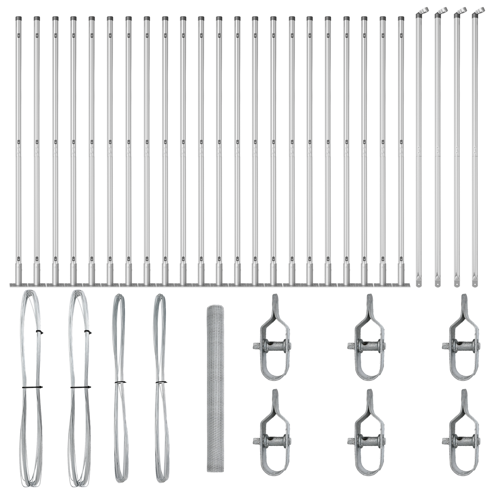 Hexagon Fence 1,5x50 m Galvanised Steel - Image 2