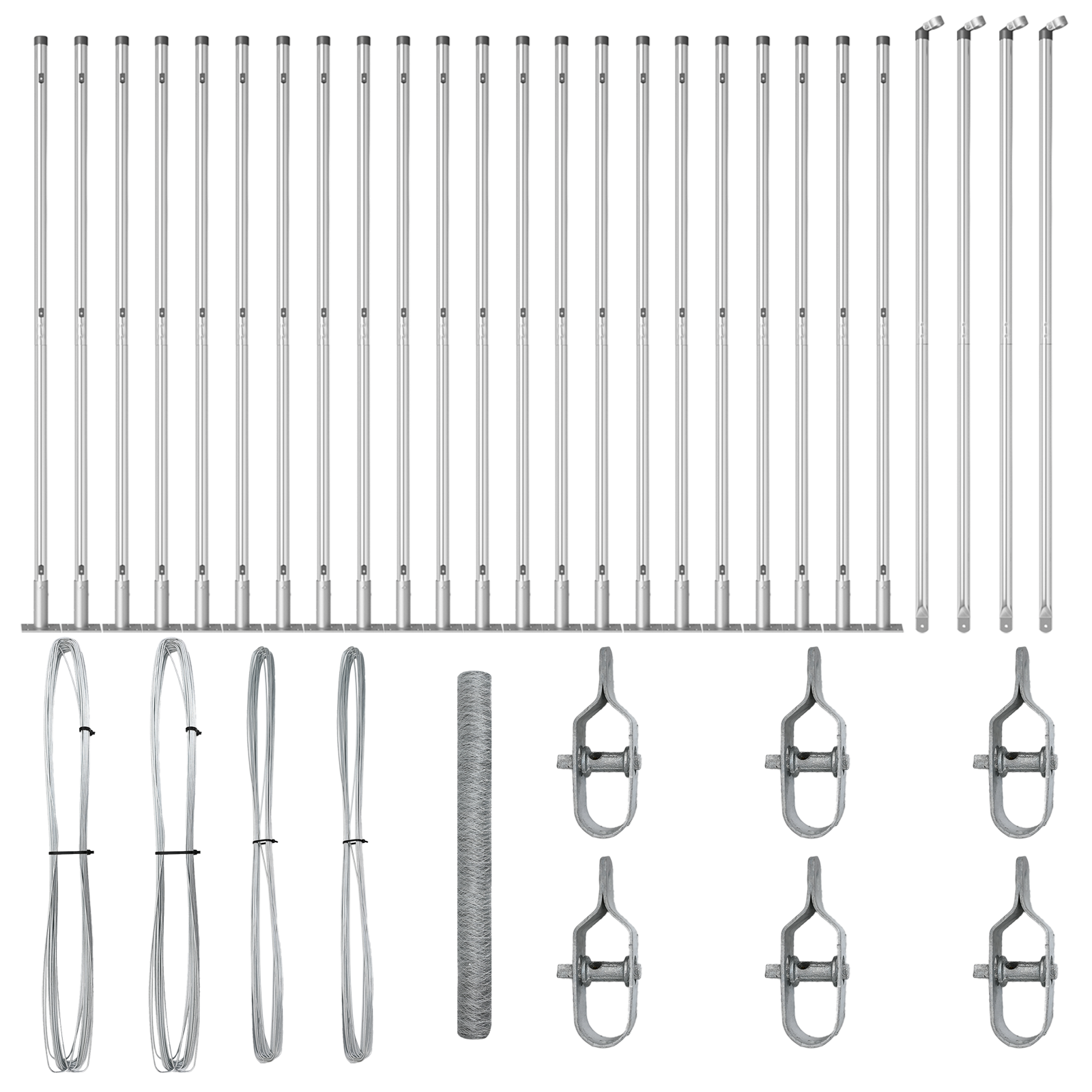 Hexagon Fence 1.6 x 50 m Galvanized Steel - Image 2
