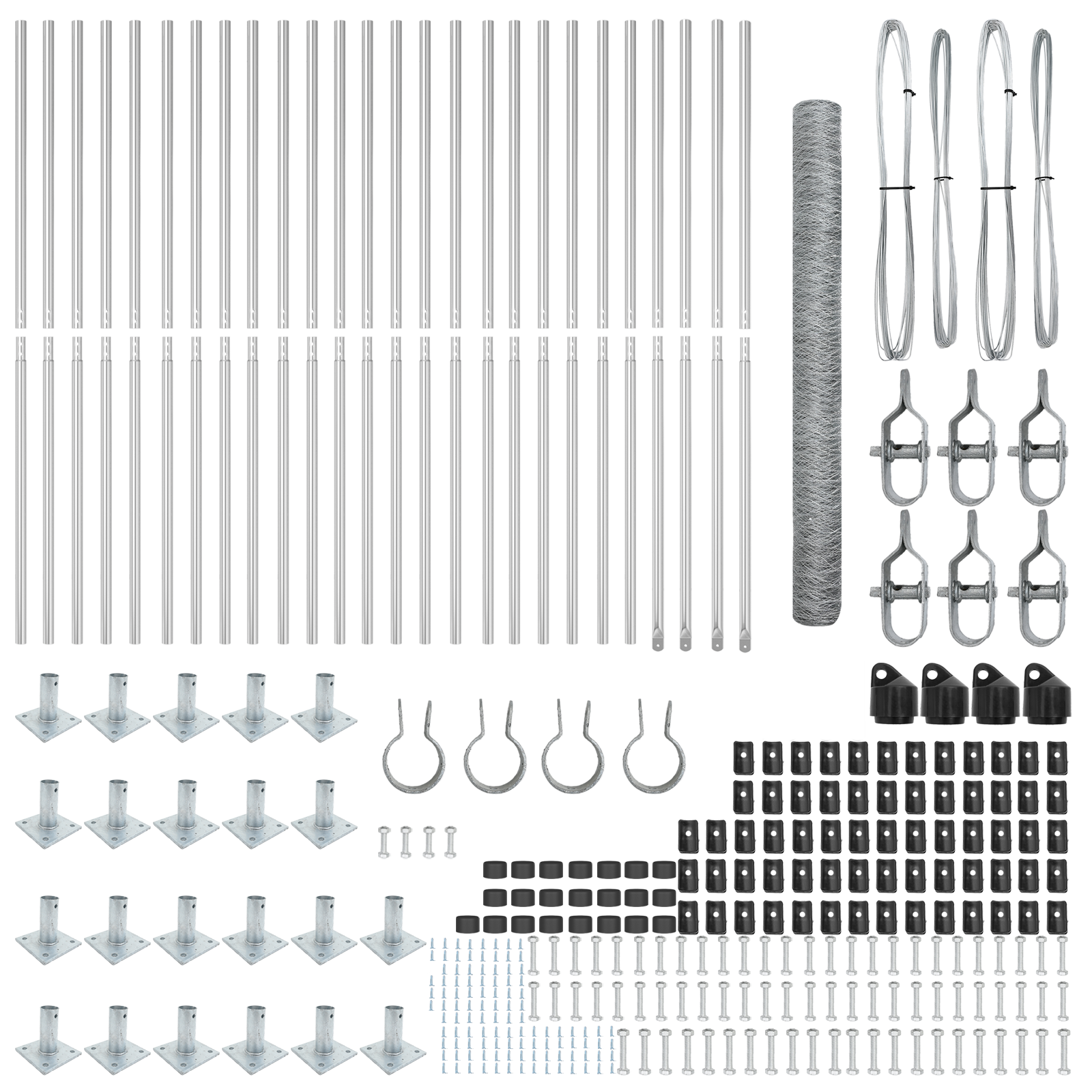 Hexagon Fence 1.6 x 50 m Galvanized Steel - Image 4