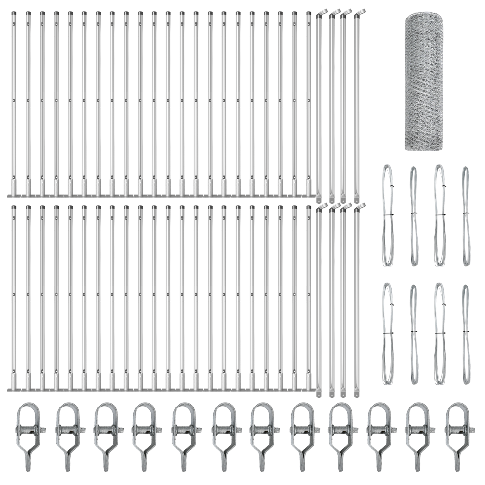 Hexagon Fence 0.8x100 m Galvanised Steel - Image 2