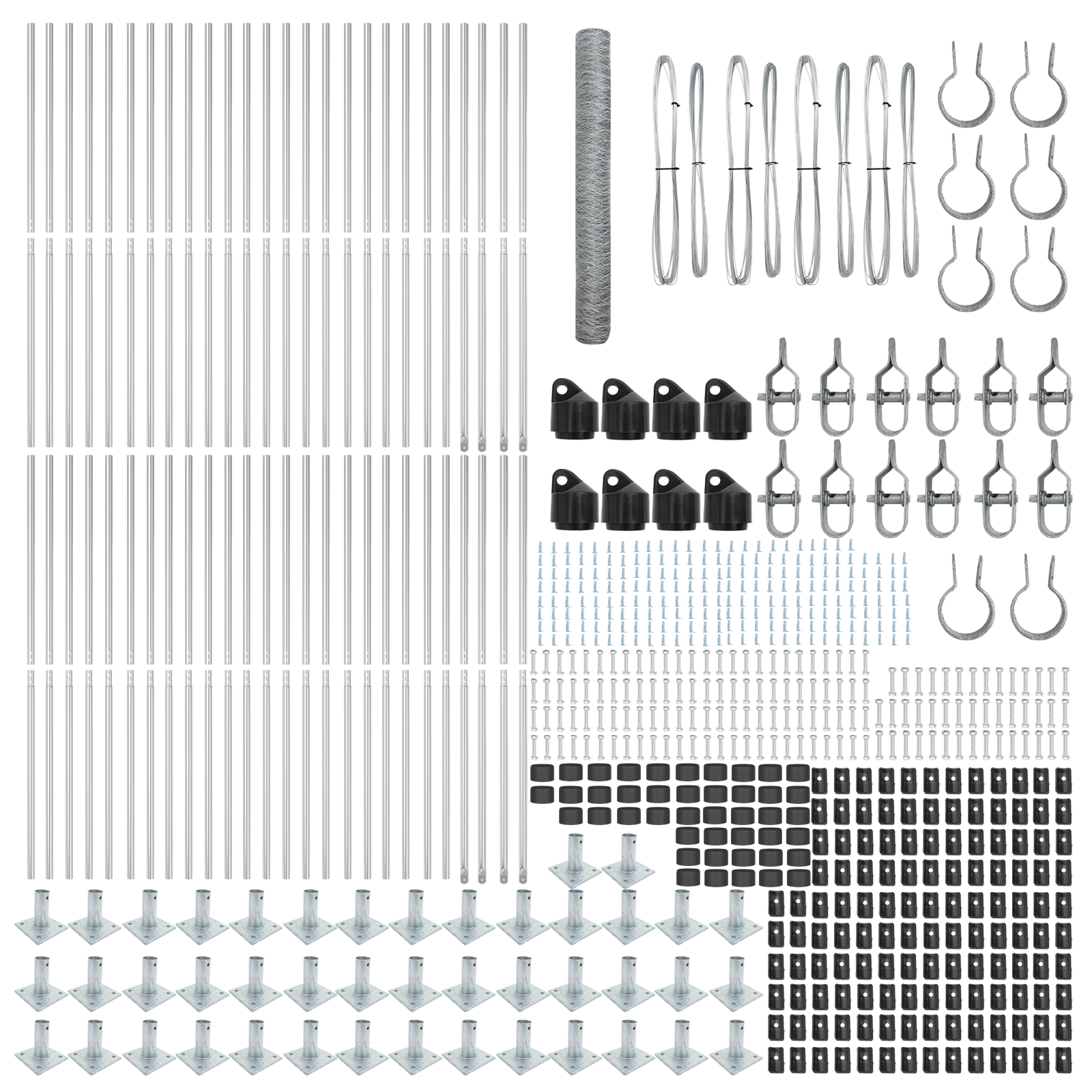 Hexagon Fence 1.2x100 m Galvanised Steel - Image 4