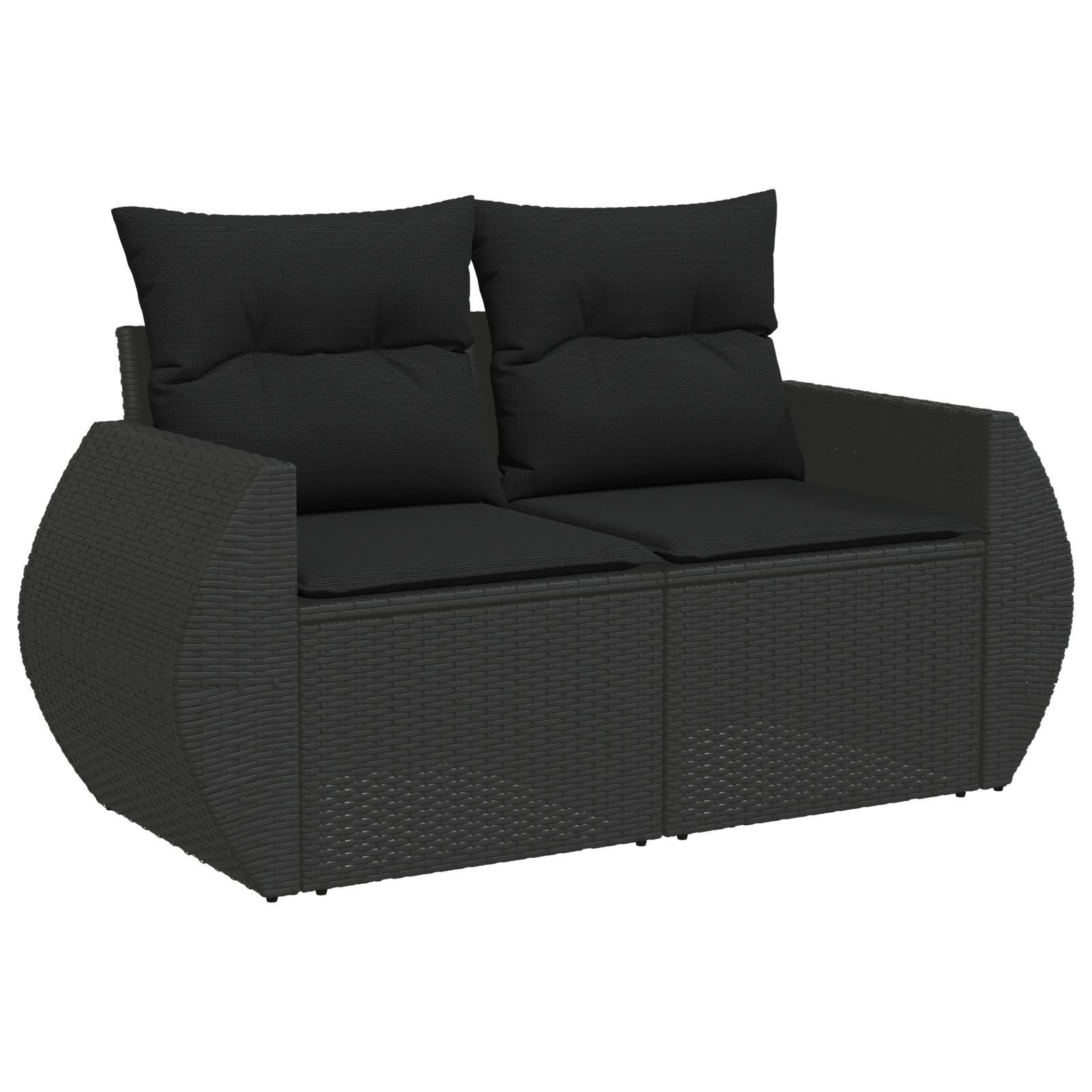 10 dele have sofa sæt med puder sort poly rattan akacie, vidaXL 4 dele have spise sæt med puder sort poly rattan akacie 6 image product%2F3363849%2FP Image 3363849 WBG Angle%20%283%29 03