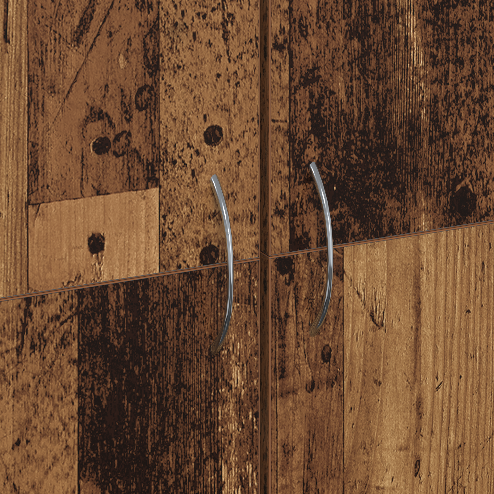 Filing Cabinet Set of 2 Old Wood Solid Reclaimed Wood - Image 11